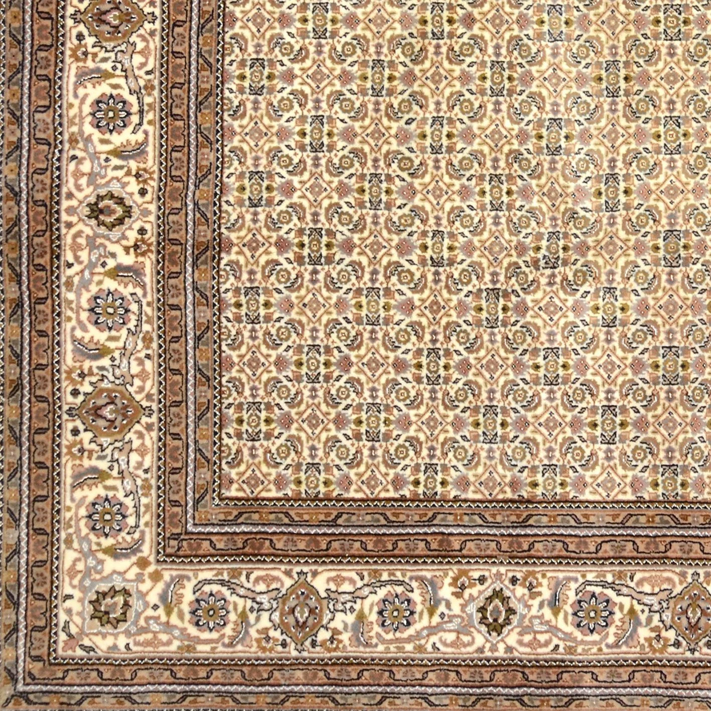 orientteppich-tabriz-245-x-310-cm-schurwolle-handgeknupft-3 Täbriz Orientteppich aus Indien, 245 × 310 cm