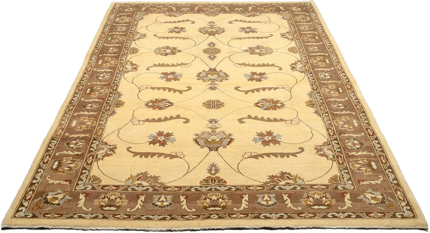 Handgeknüpfter Ziegler Orientteppich, 201 × 304 cm, Wolle