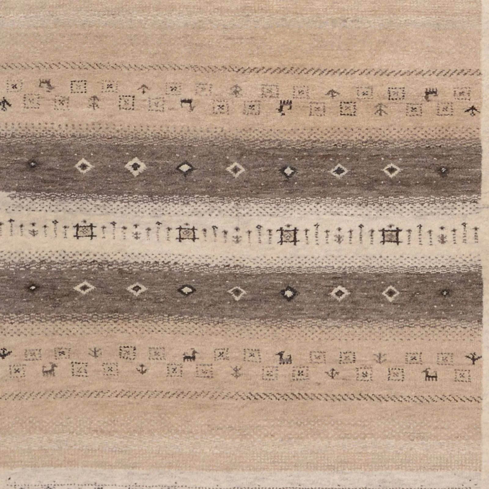 Handgeknüpfter Loribaft Orientteppich, 176 × 246 cm, Wolle