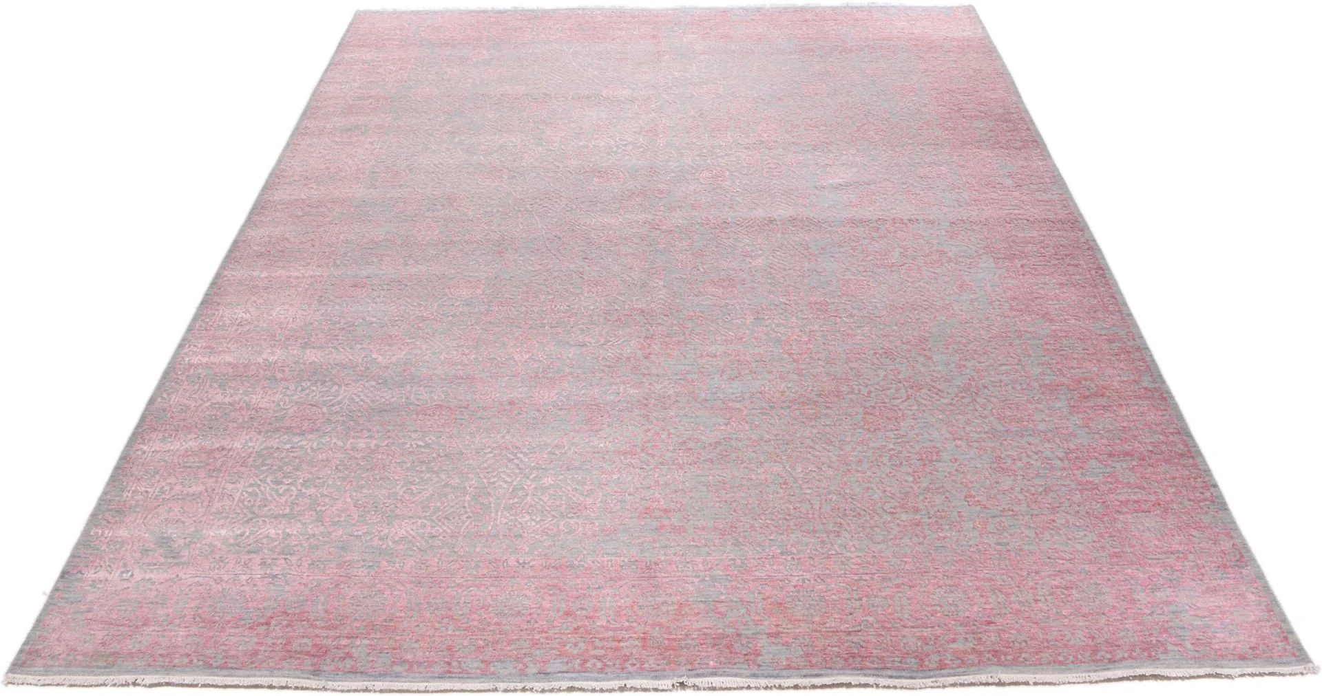 Orientteppich 243 × 310 cm aus Wolle & Seide, handgeknüpft