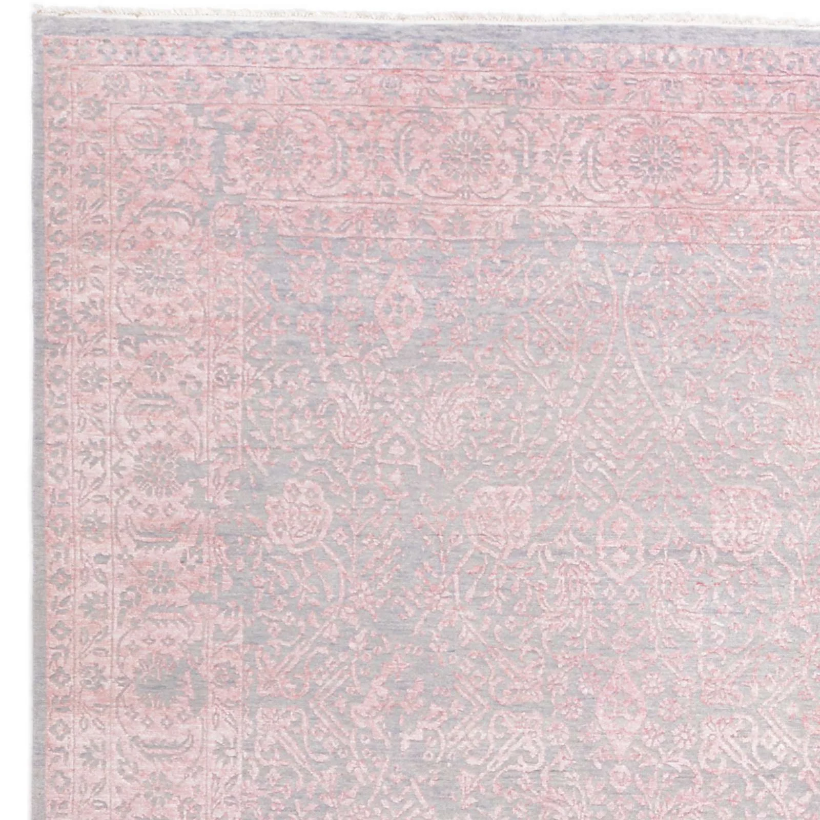Orientteppich 243 × 310 cm aus Wolle & Seide, handgeknüpft