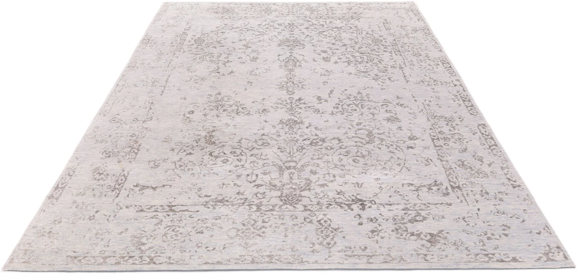 Orientteppich 239 × 309 cm aus Wolle & Seide, handgeknüpft