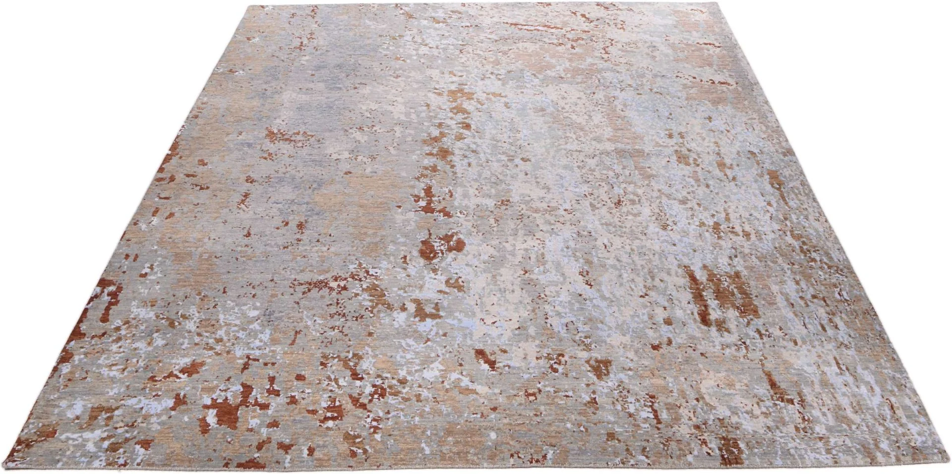 Handgeknüpfter Orientteppich, 246 × 299 cm, Wolle & Seide