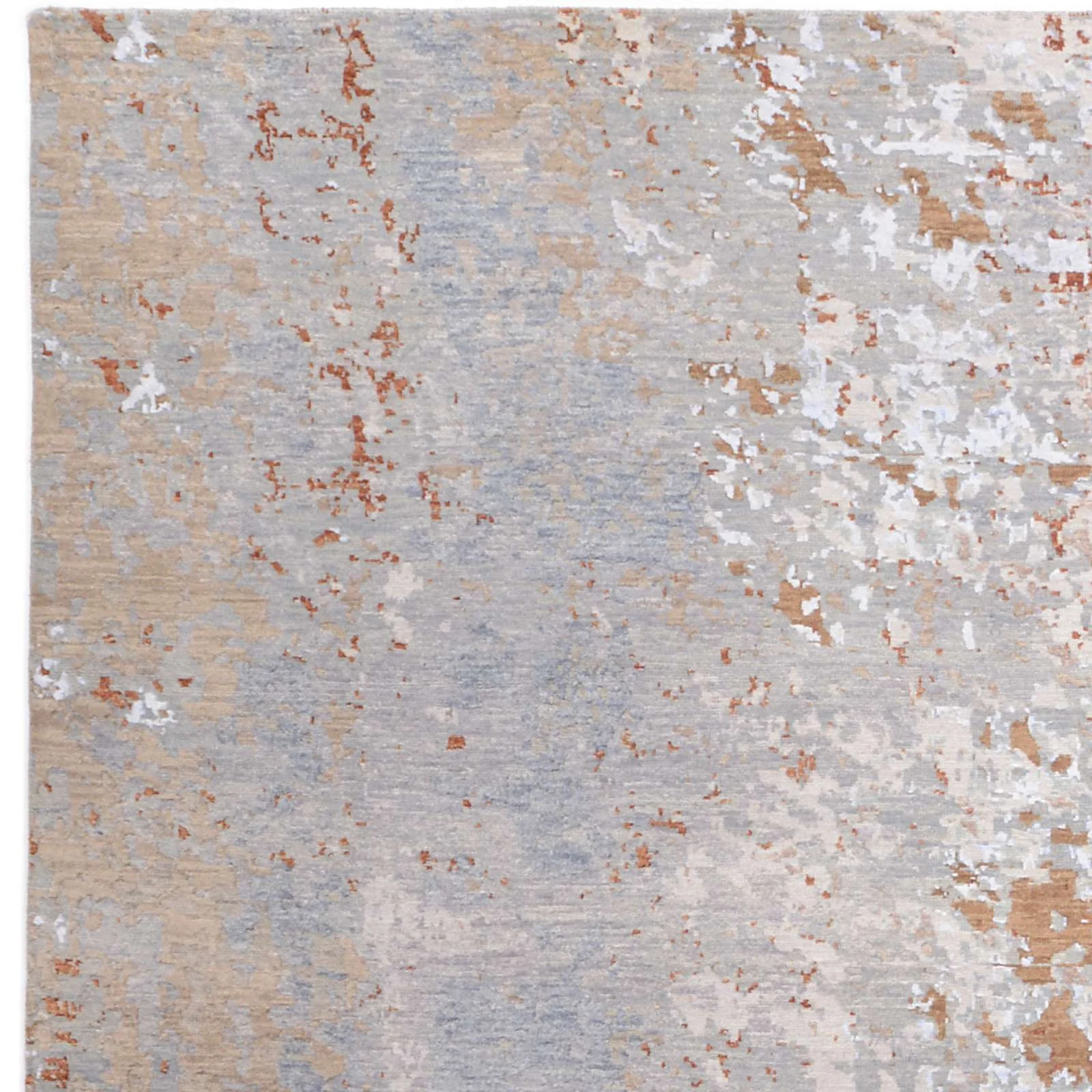 Handgeknüpfter Orientteppich, 246 × 299 cm, Wolle & Seide