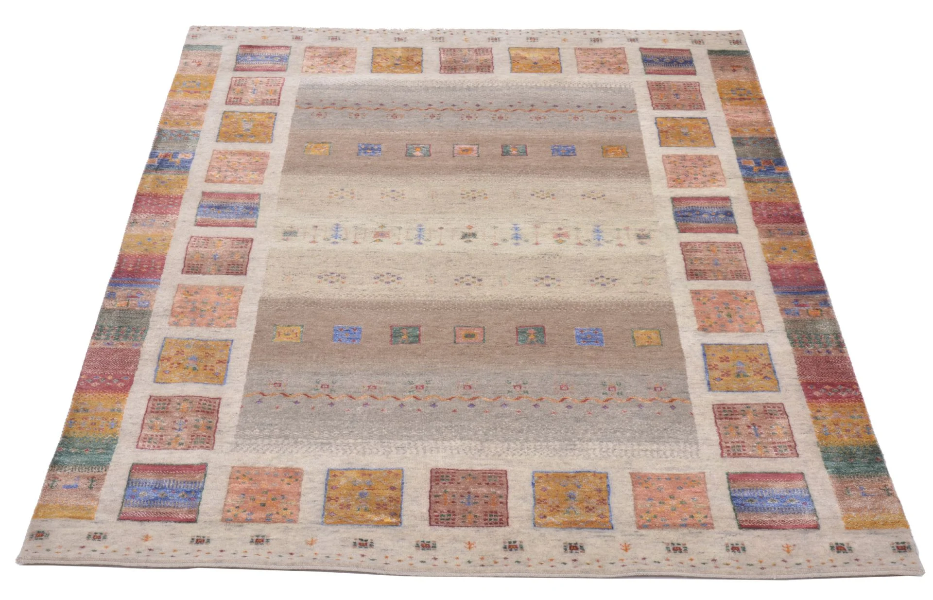 Loribaft Orientteppich aus Indien, 155 × 210 cm