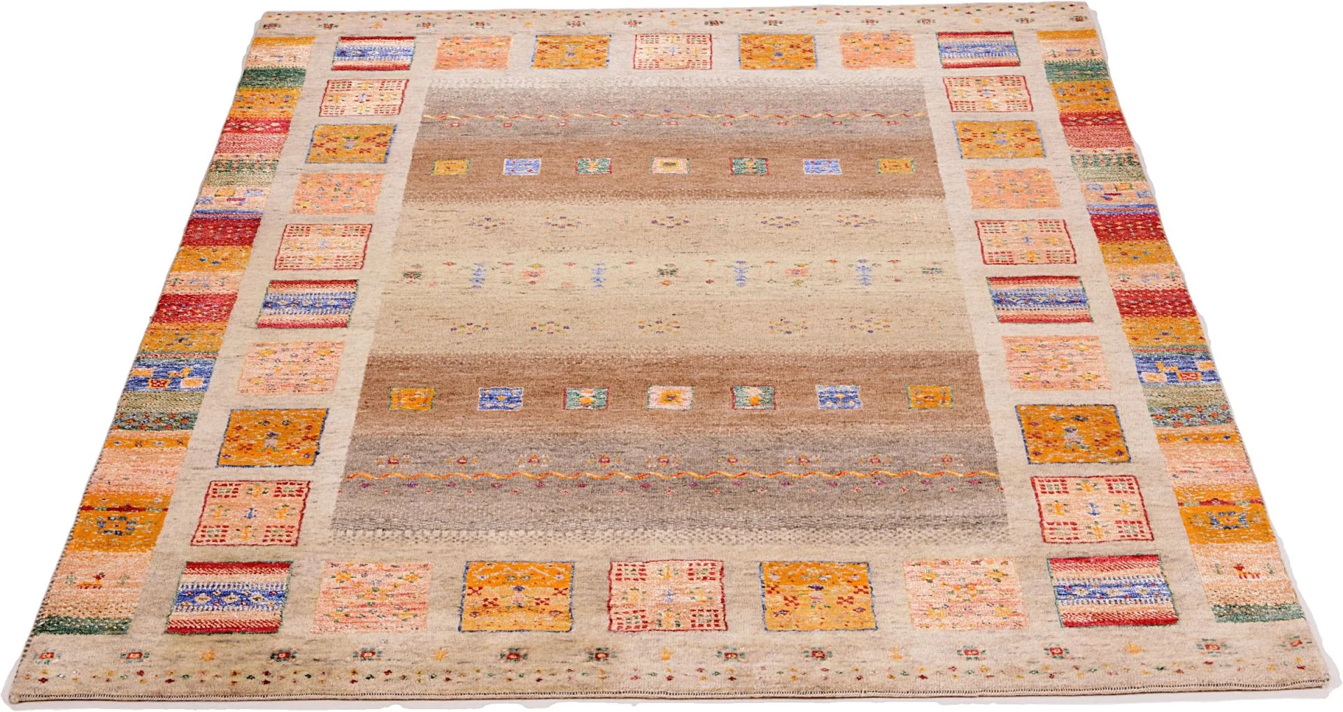 Loribaft Orientteppich aus Indien, 155 × 210 cm