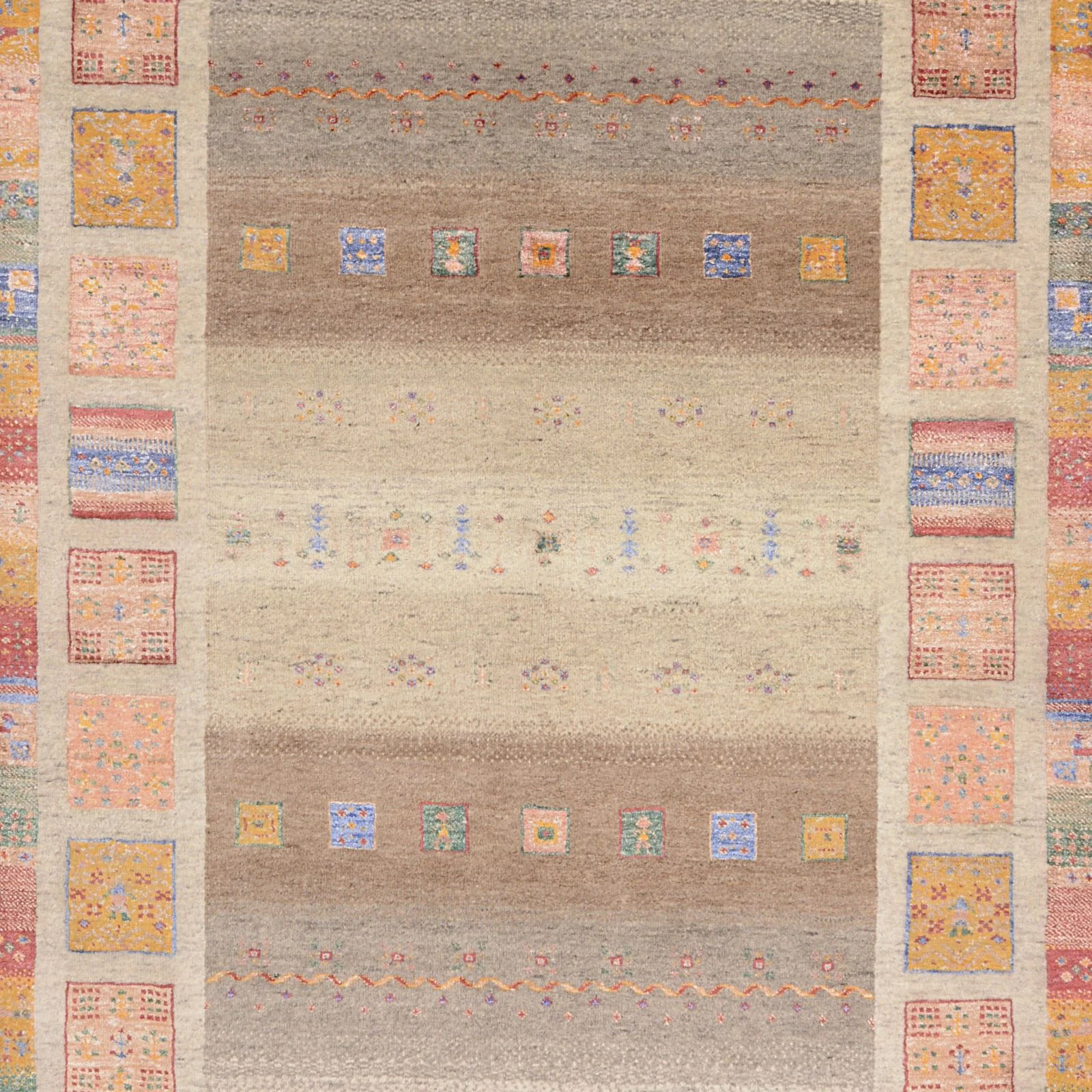 Loribaft Orientteppich aus Indien, 155 × 210 cm