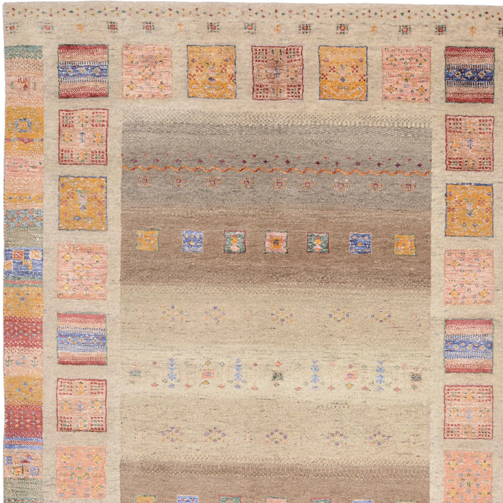 Loribaft Orientteppich aus Indien, 155 × 210 cm