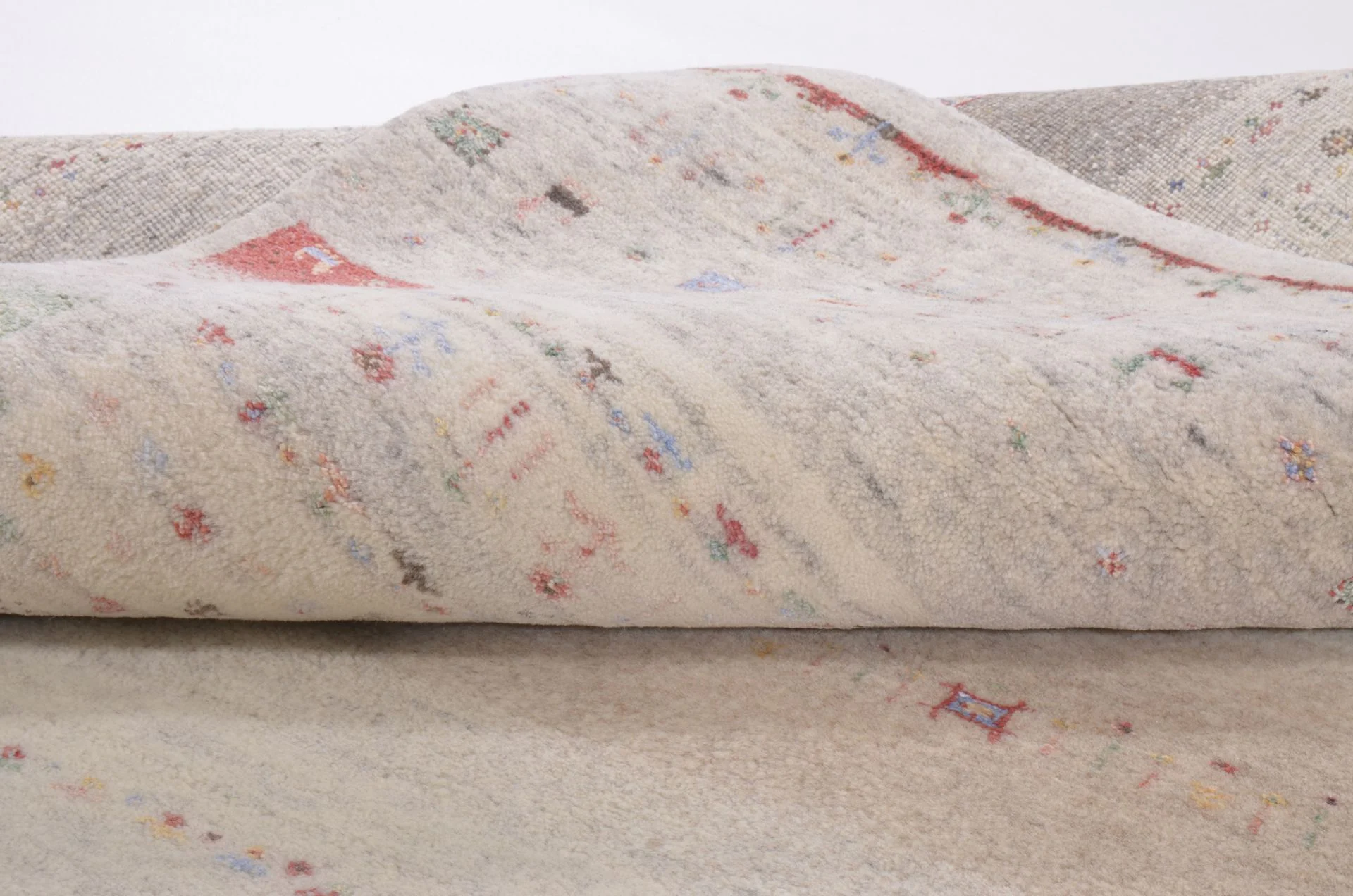 Handgeknüpfter Loribaft Orientteppich, 153 × 198 cm, Wolle & Seide