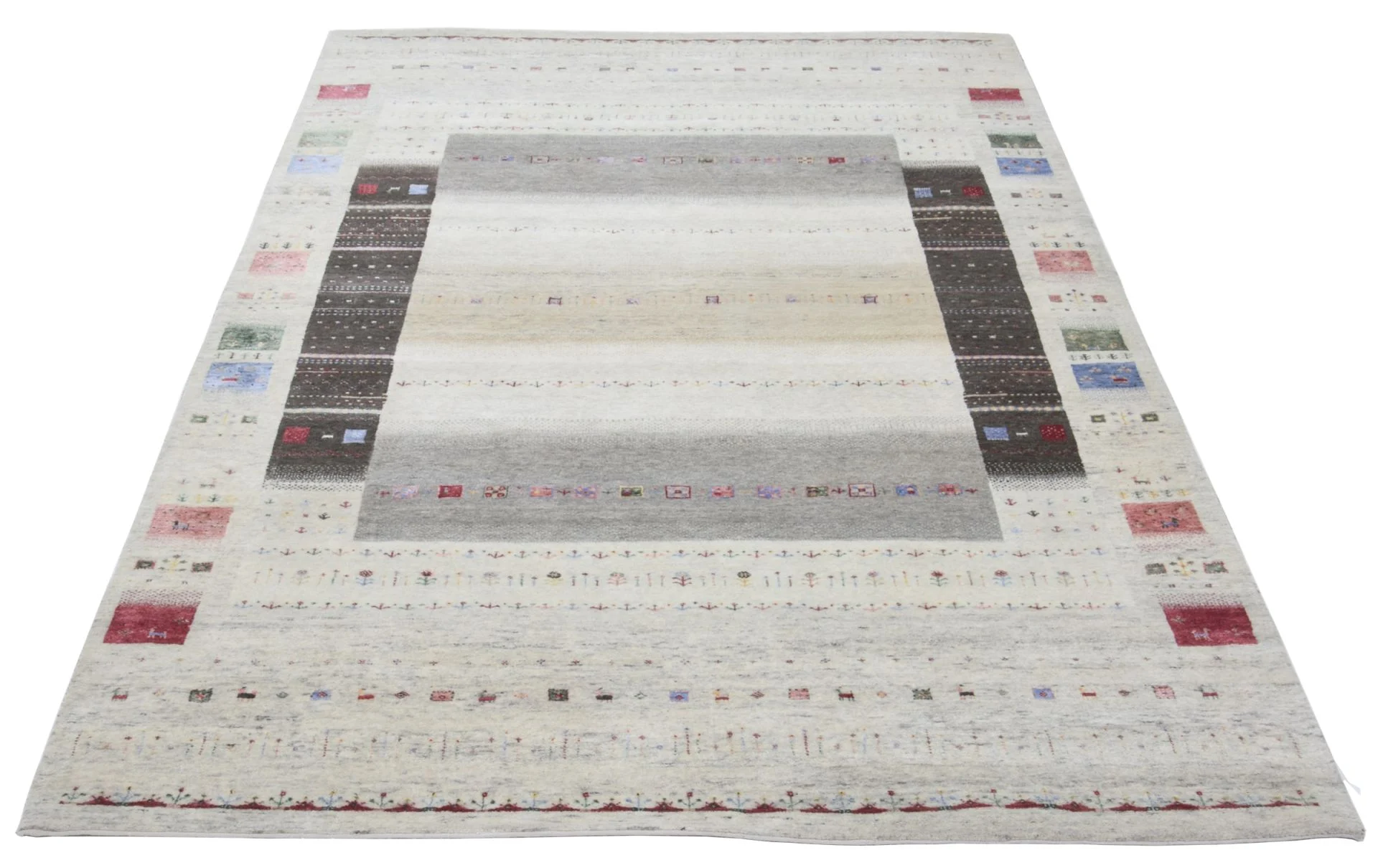 Handgeknüpfter Loribaft Orientteppich, 205 × 308 cm, Wolle