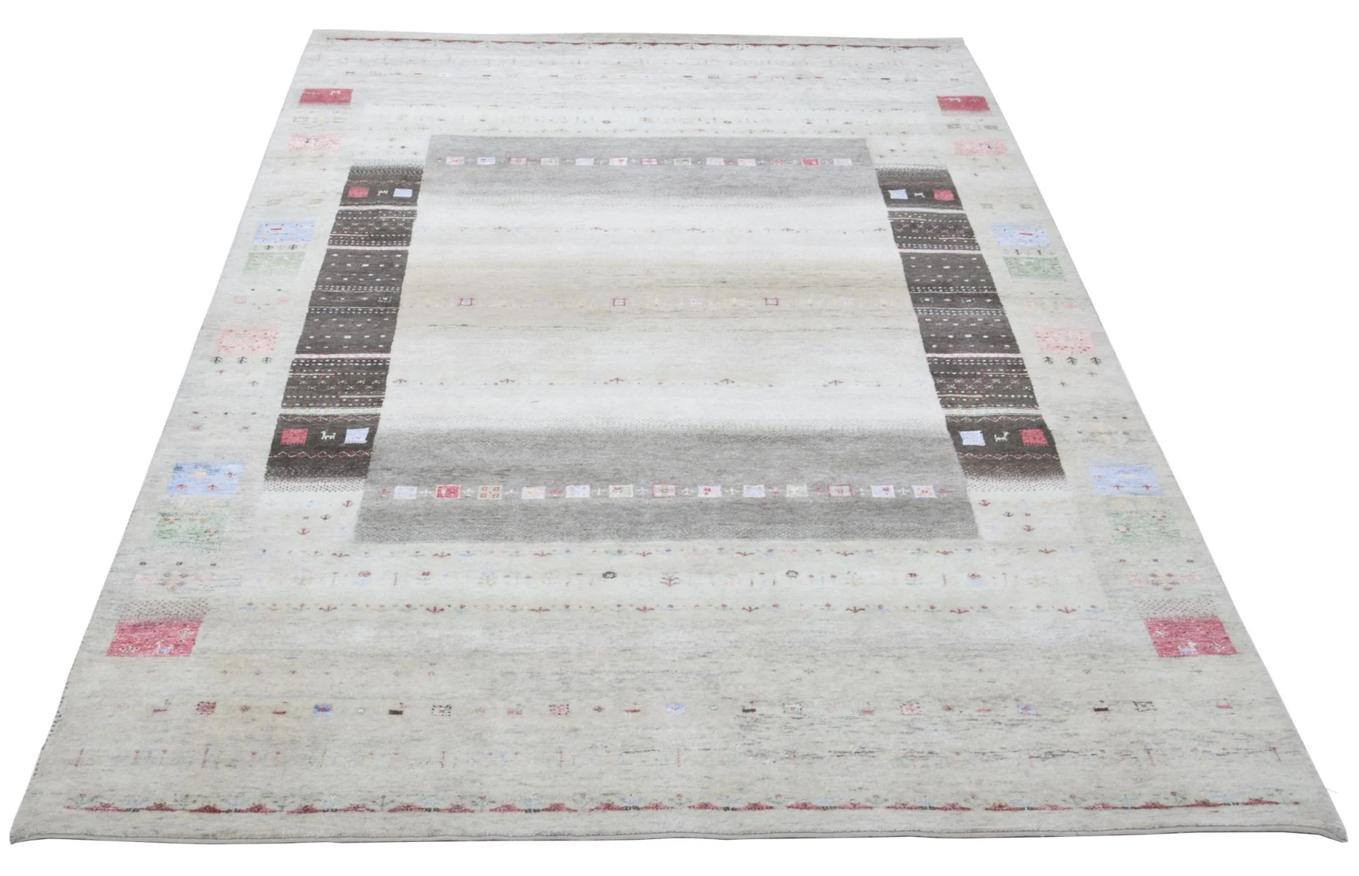 Handgeknüpfter Loribaft Orientteppich, 205 × 308 cm, Wolle