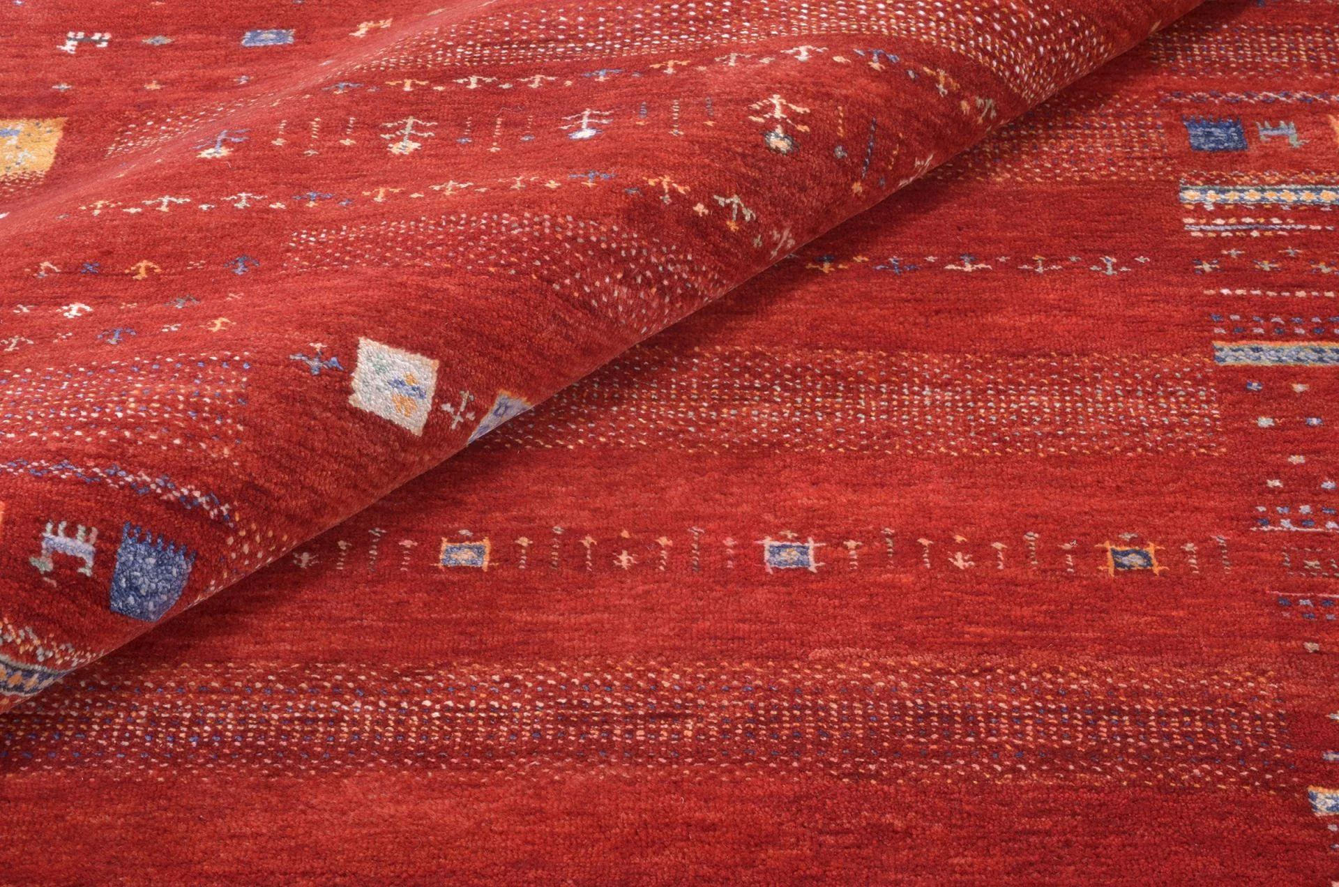 Handgeknüpfter Loribaft Orientteppich, 175 × 242 cm, Wolle & Seide