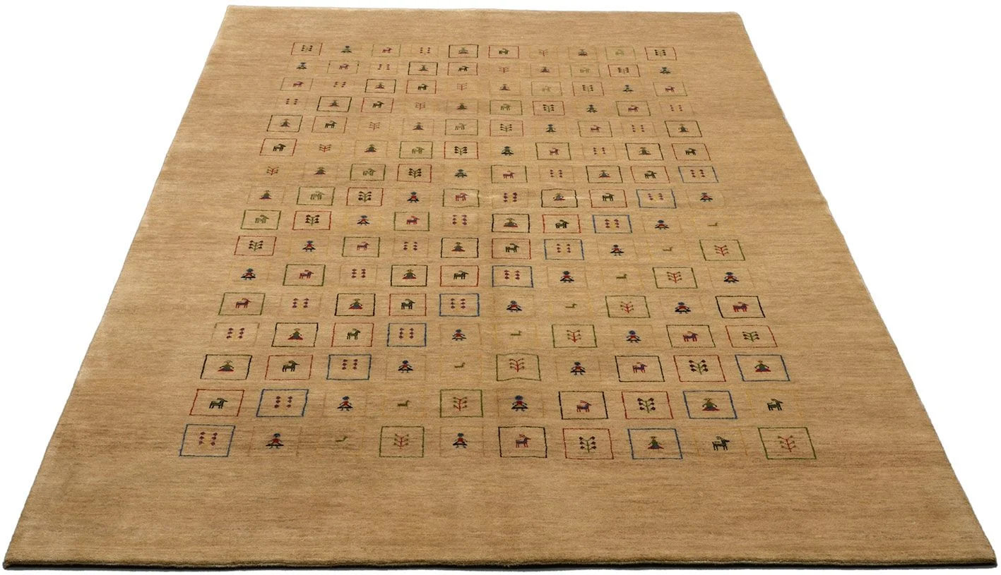 Loribaft Orientteppich 166 × 245 cm aus Wolle, handgeknüpft