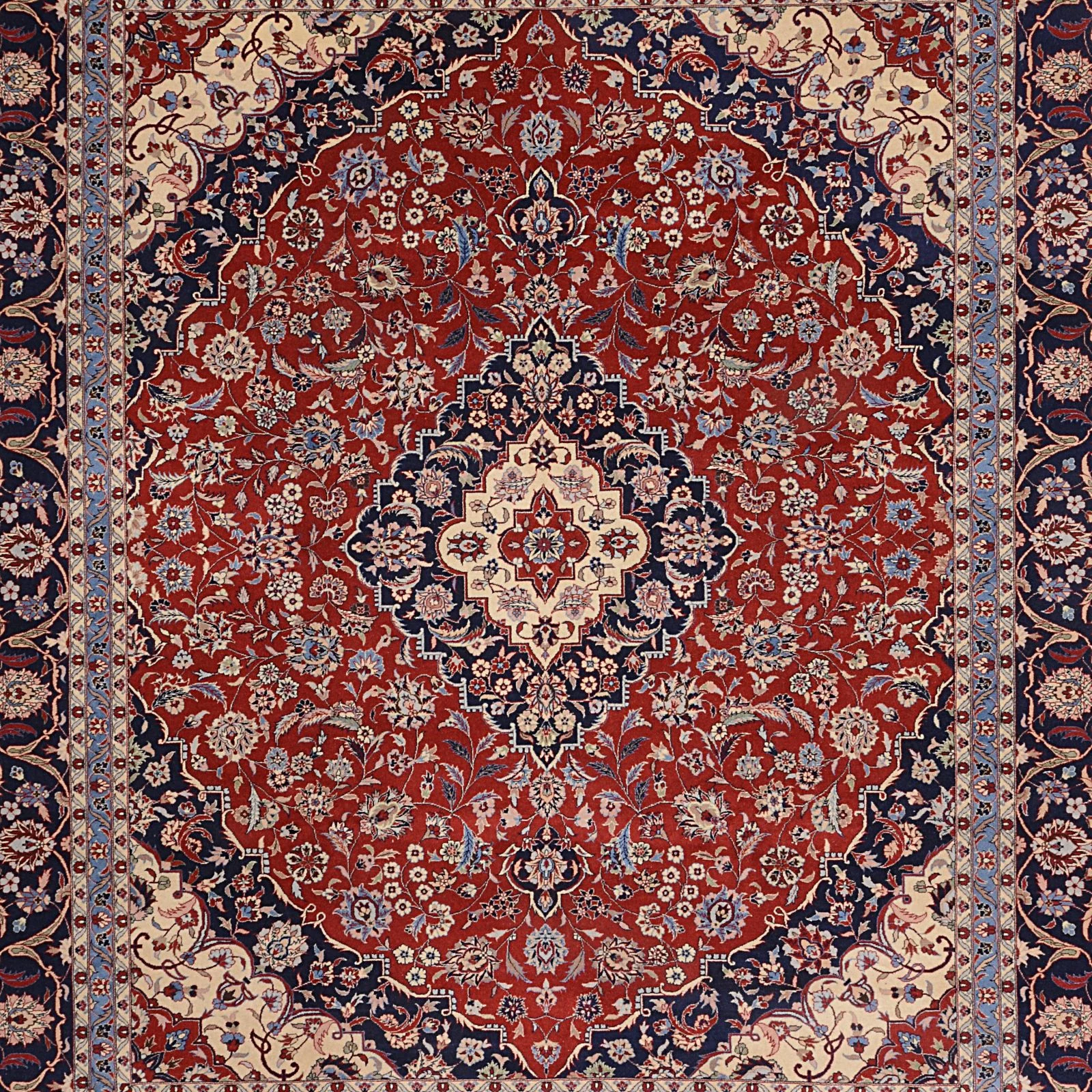 Handgeknüpfter Isfahan Teppich 257 × 310 cm