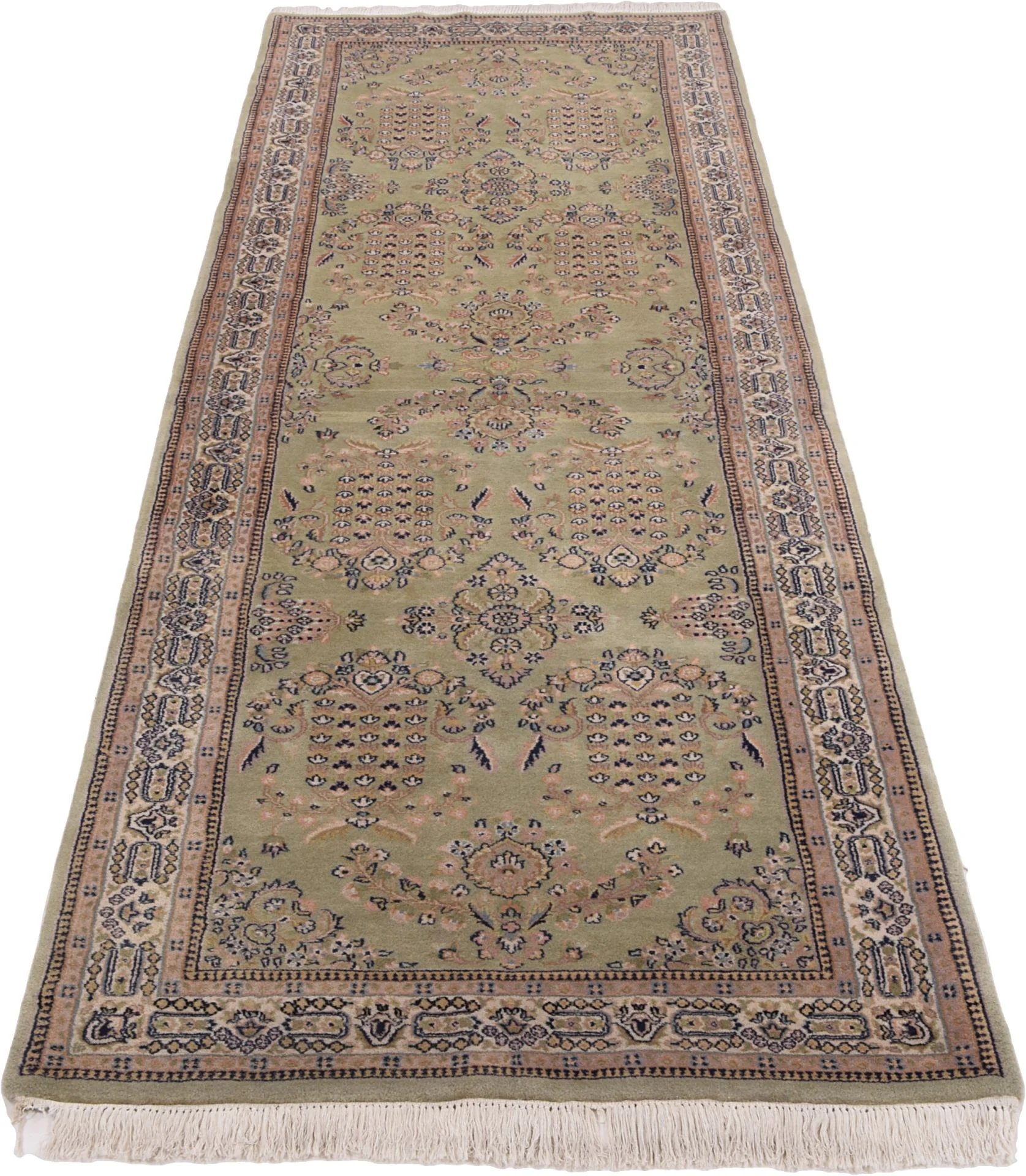 Handgeknüpfter Orientteppich, 121 × 350 cm, Wolle