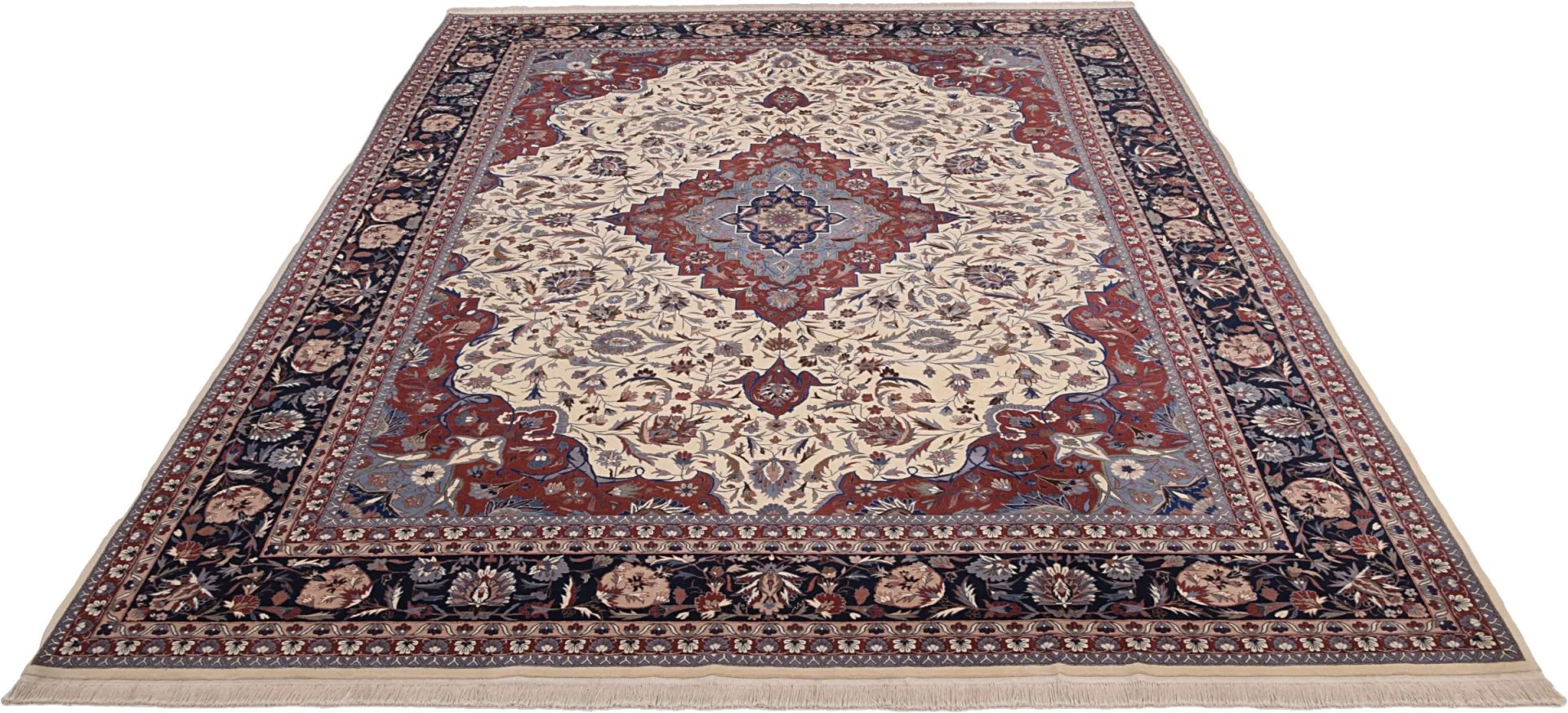 orientteppich-isfahan-278-x-375-cm-schurwolle-handgeknupft-2 Isfahan Teppich 278 × 375 cm aus Wolle, handgeknüpft