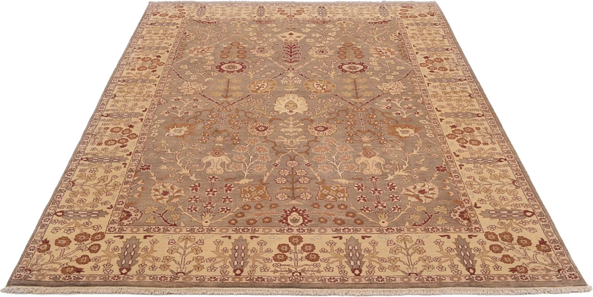 Handgeknüpfter Ziegler Orientteppich, 213 × 307 cm, Wolle