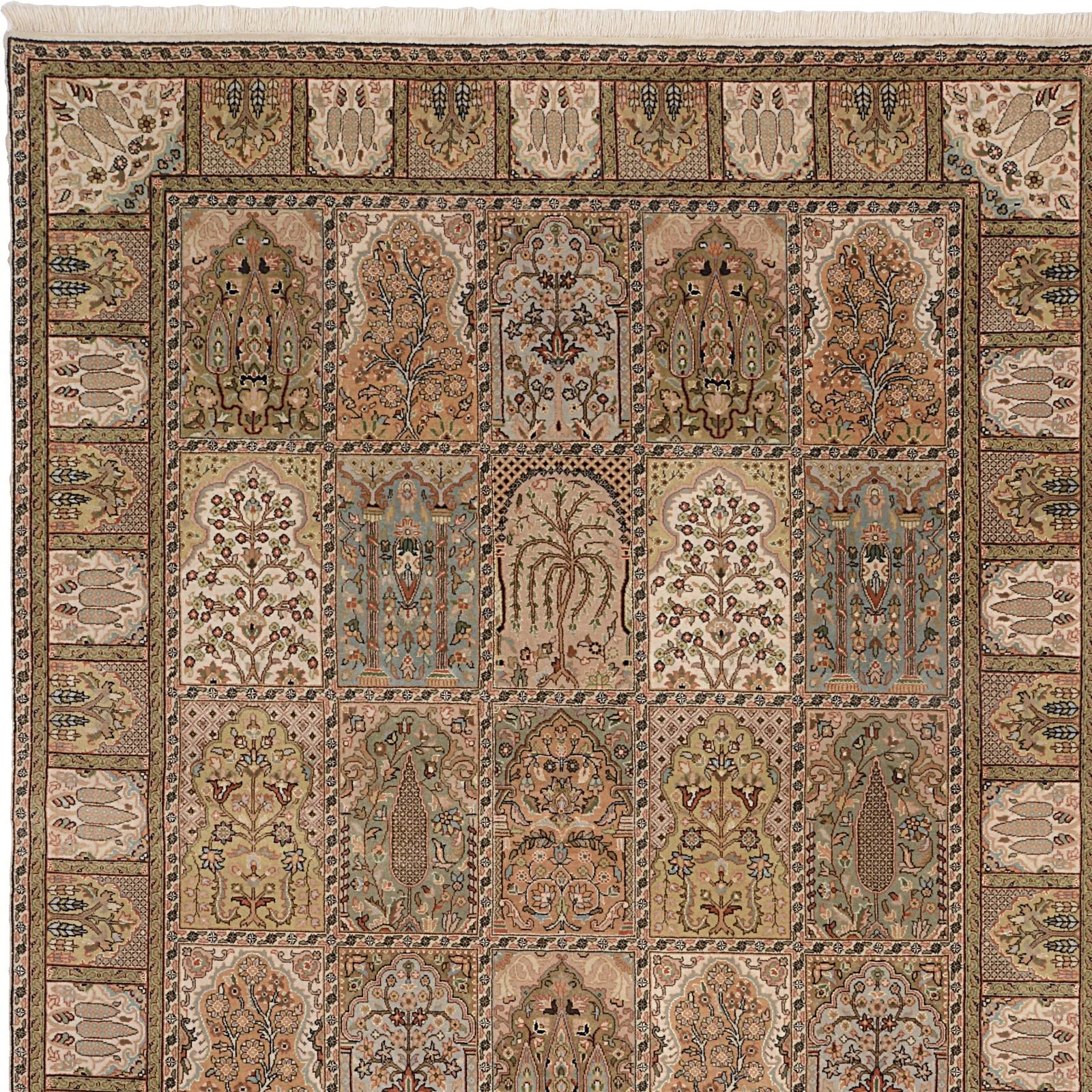 Handgeknüpfter Ghom Orientteppich, 174 × 243 cm, Wolle