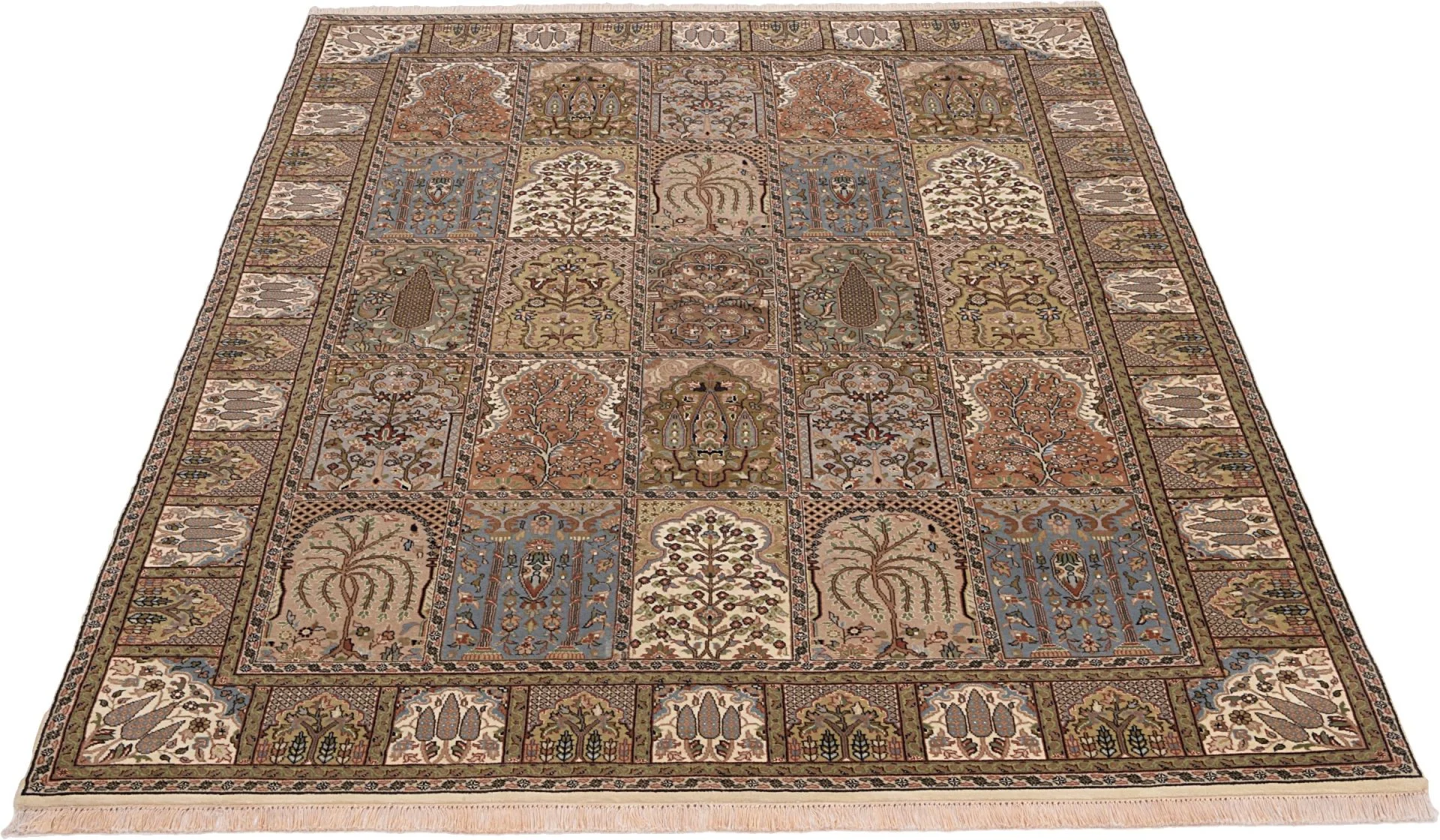 Ghom Orientteppich aus Indien, 170 × 237 cm