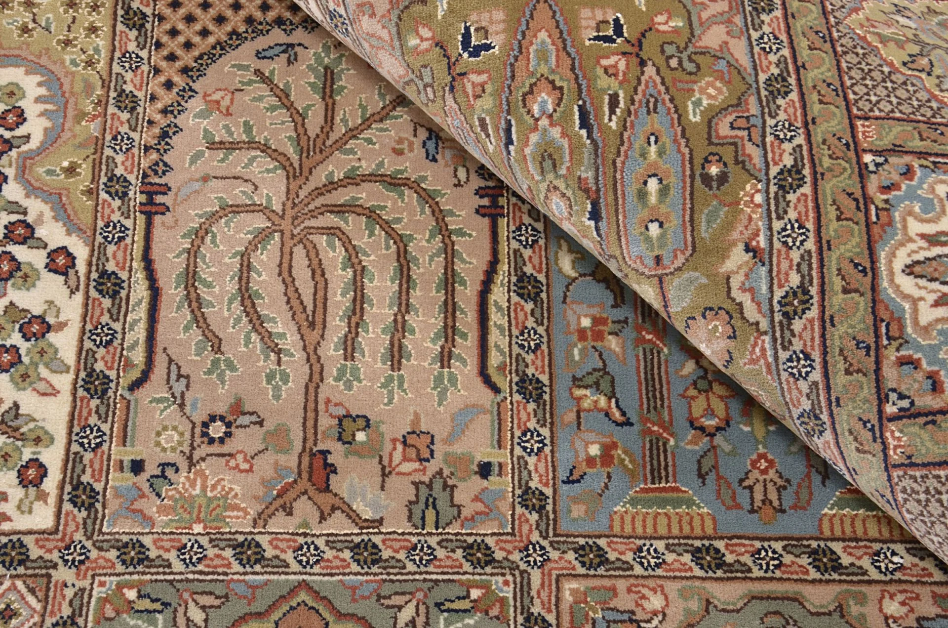 Ghom Orientteppich aus Indien, 170 × 237 cm