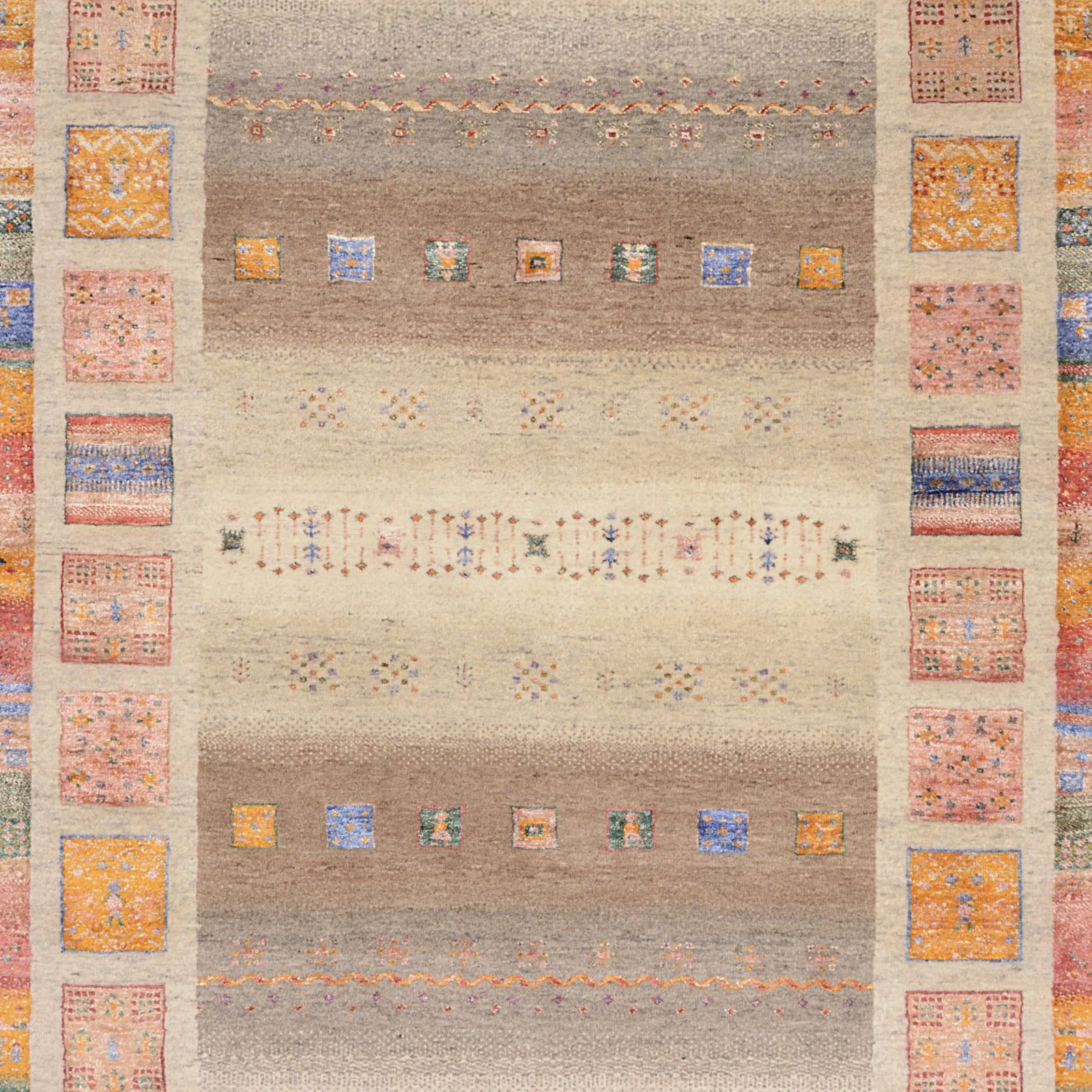 Handgeknüpfter Loribaft Orientteppich, 151 × 204 cm, Wolle & Seide