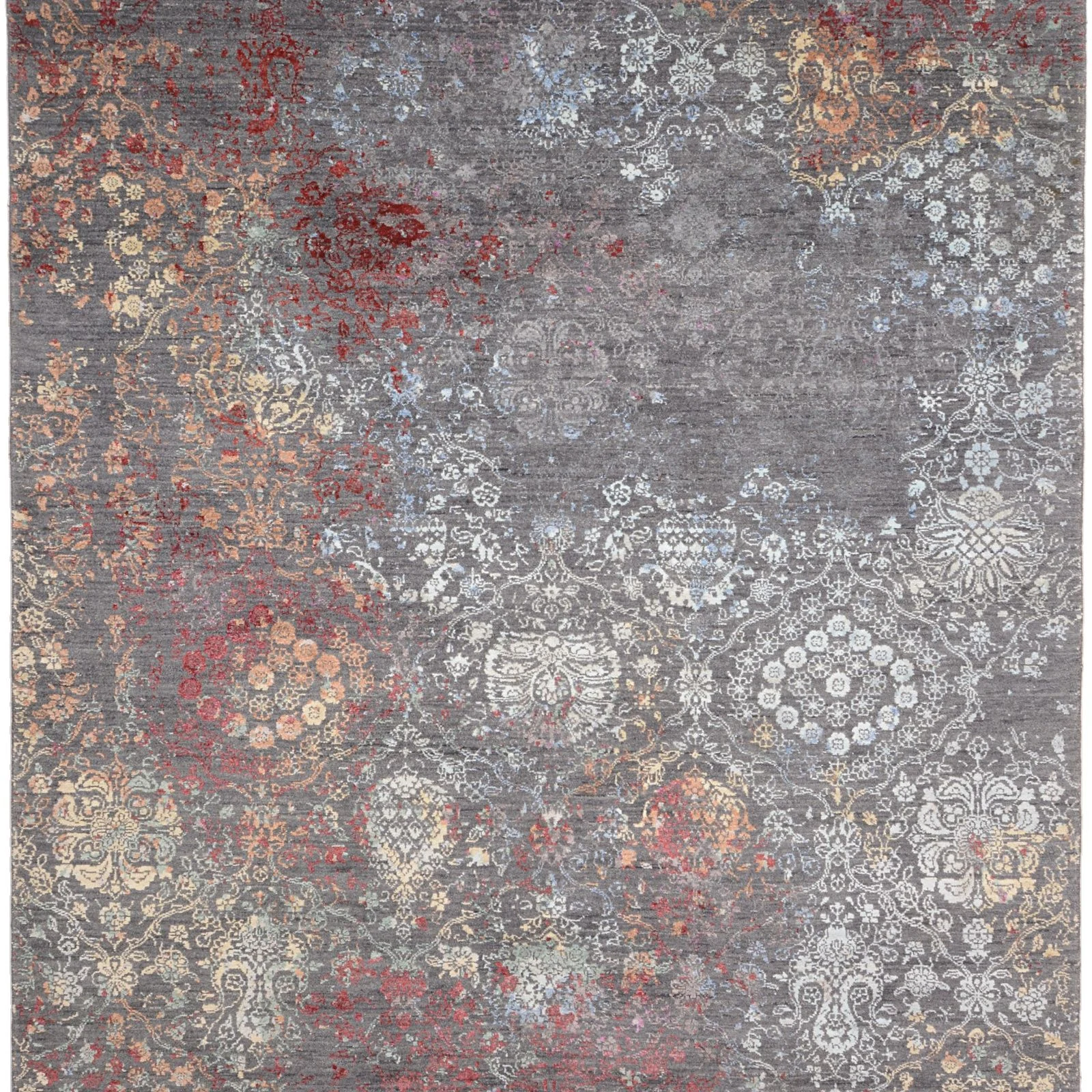 Orientteppich 184 × 275 cm aus Seide, handgeknüpft