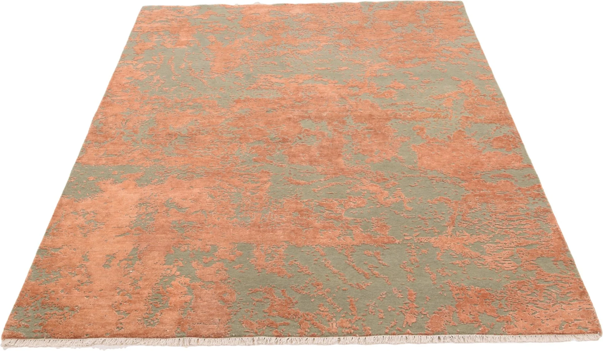 Orientteppich 174 × 244 cm aus Seide, handgeknüpft