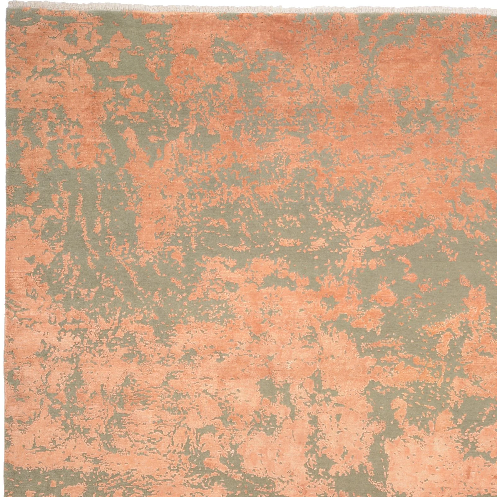 Orientteppich 174 × 244 cm aus Seide, handgeknüpft