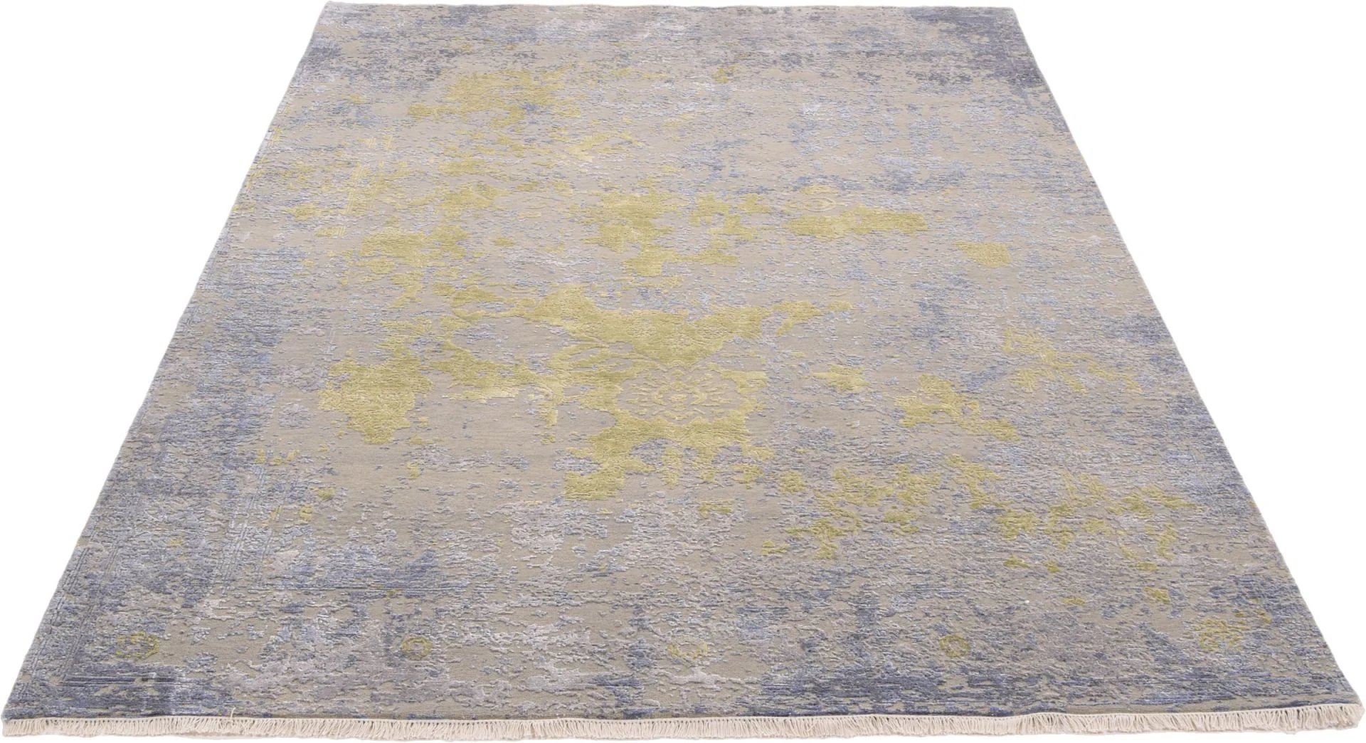 Orientteppich 206 × 306 cm aus Seide, handgeknüpft