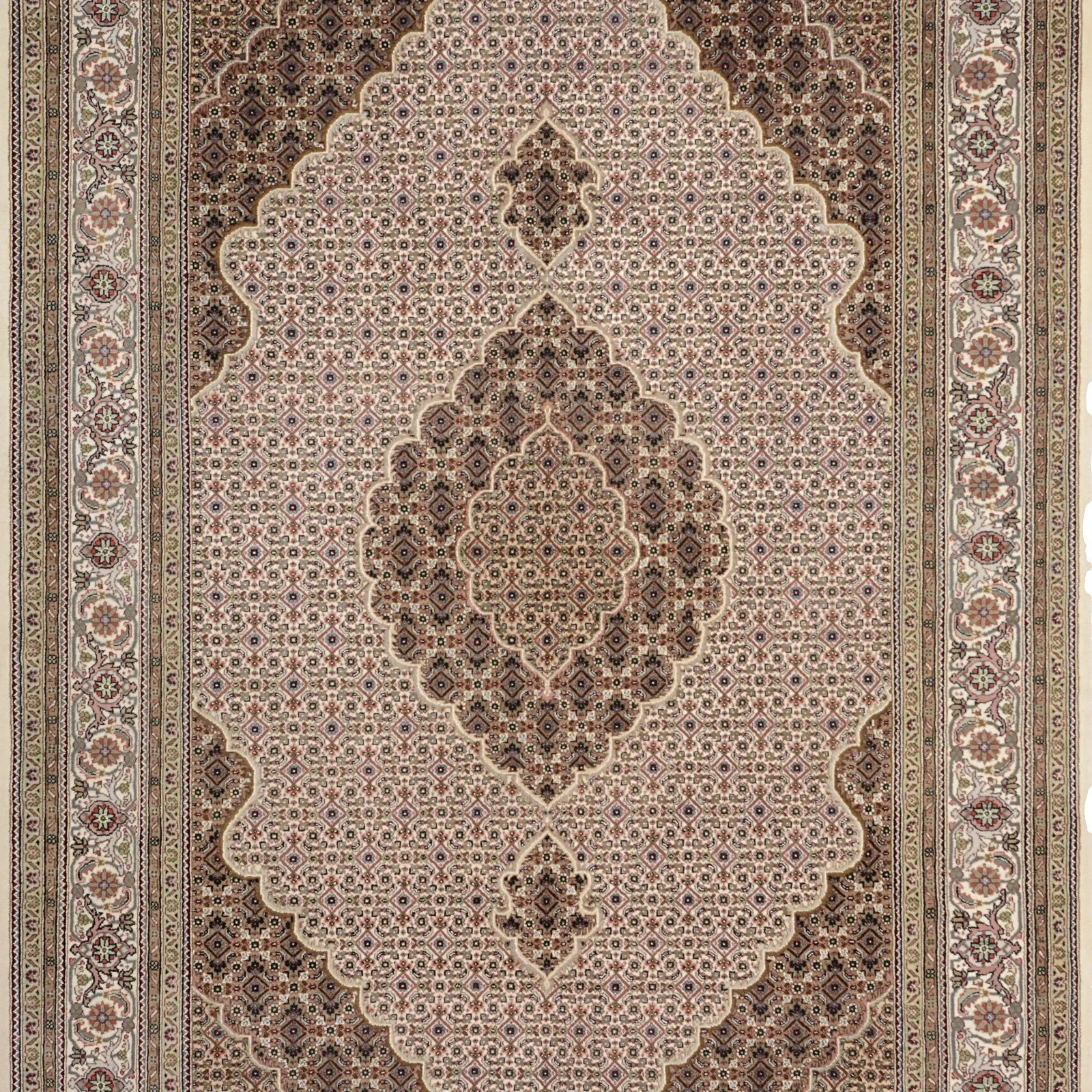 orientteppich-tabriz-169-x-244-cm-baumwolle-handgeknupft-fein-9 Handgeknüpfter Täbriz Orientteppich 169 × 244 cm