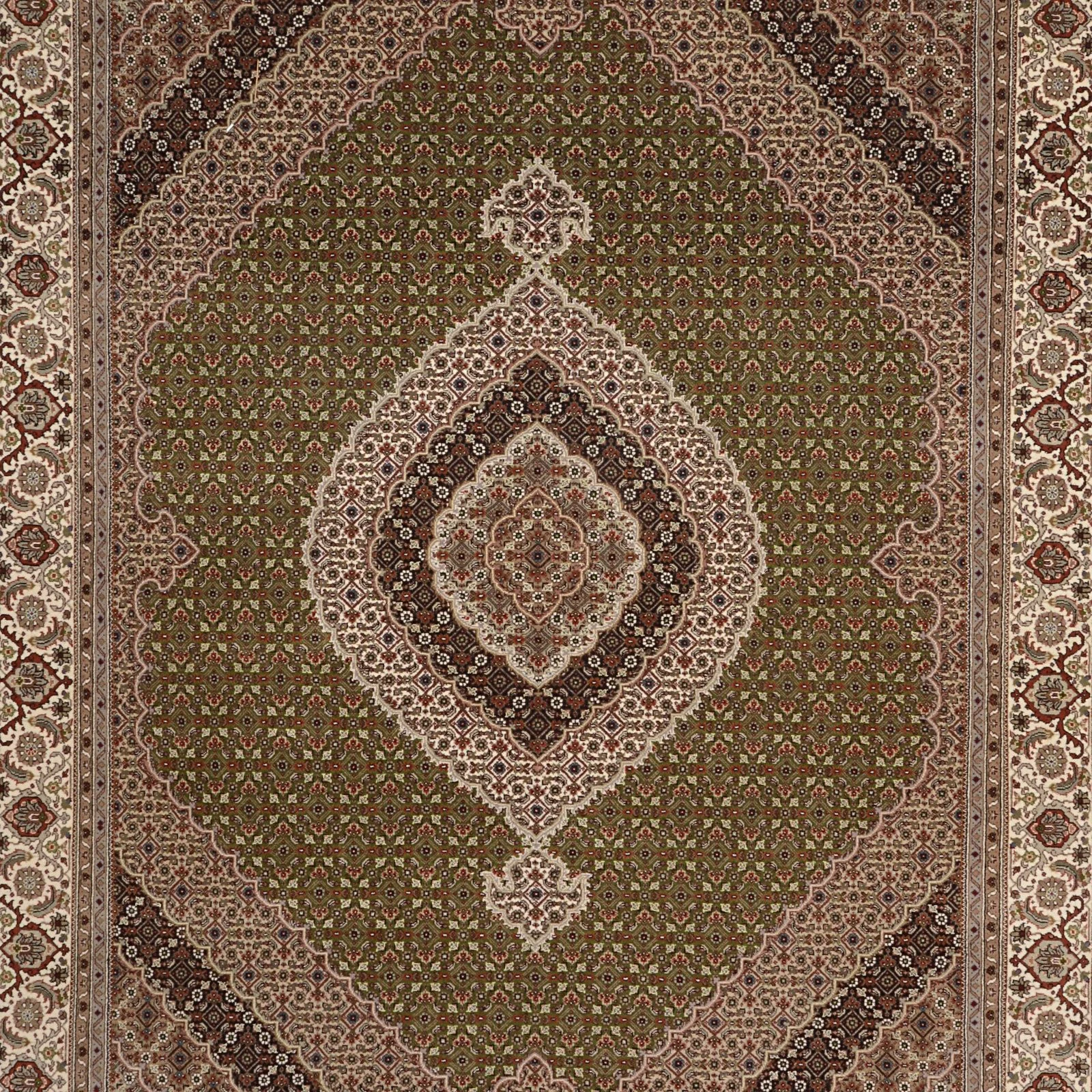 Täbriz Orientteppich aus Indien, 196 × 251 cm