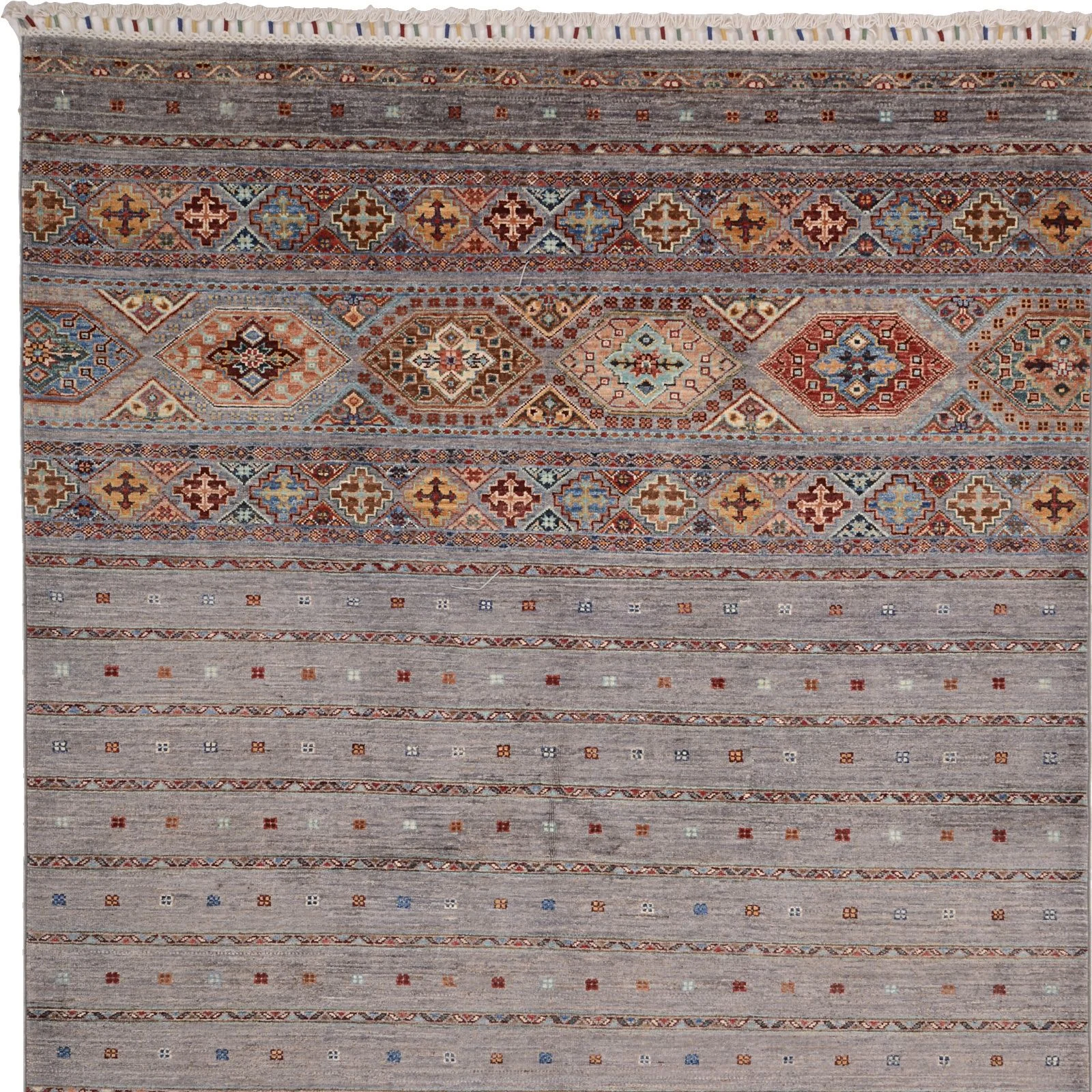 orientteppich-samarkand-168-x-244-cm-schurwolle-handgeknupft-2 Handgeknüpfter Samarkand Orientteppich 168 × 244 cm