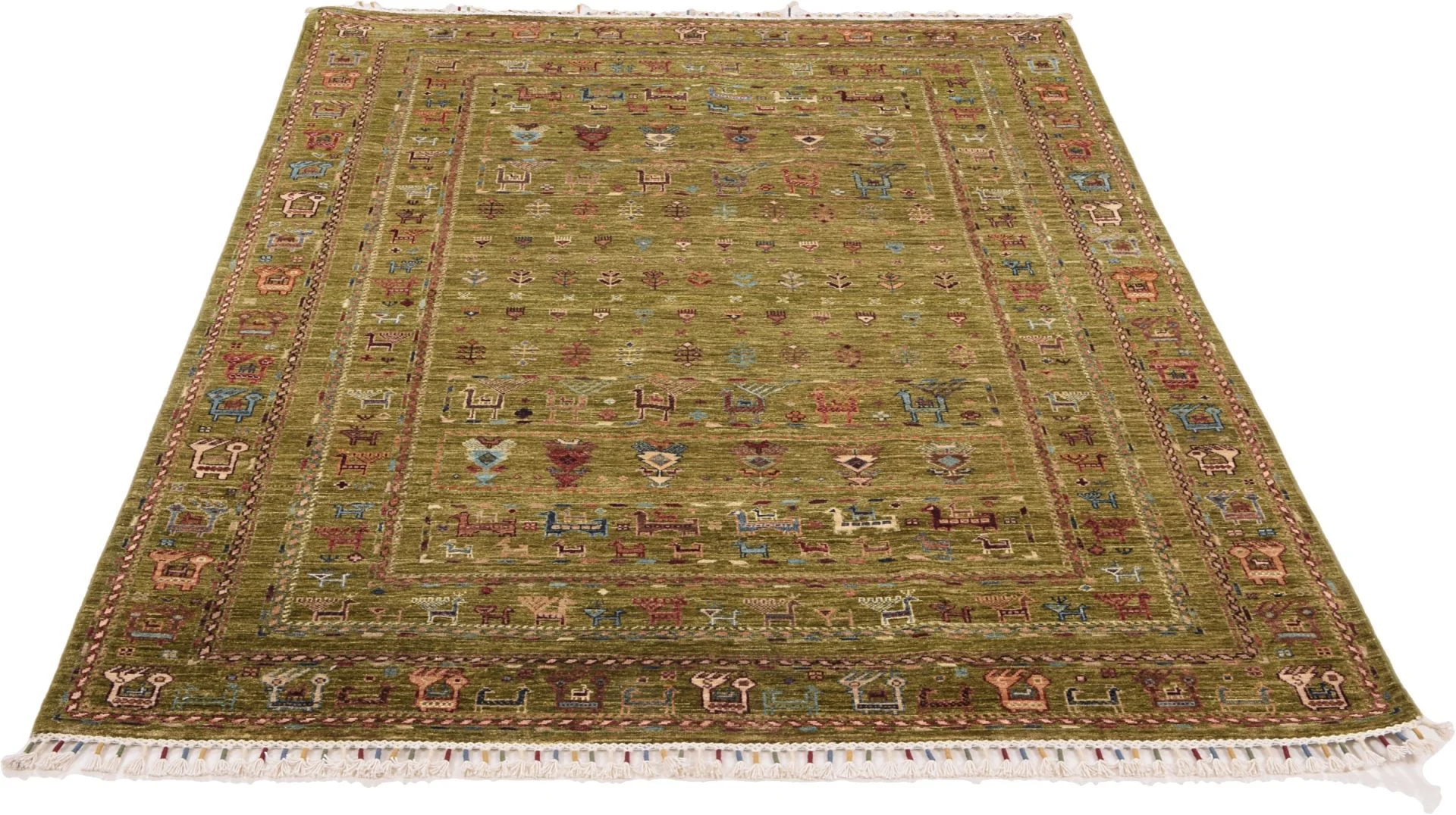 orientteppich-samarkand-168-x-238-cm-schurwolle-handgeknupft-3 Handgeknüpfter Samarkand Orientteppich, 168 × 238 cm, Wolle