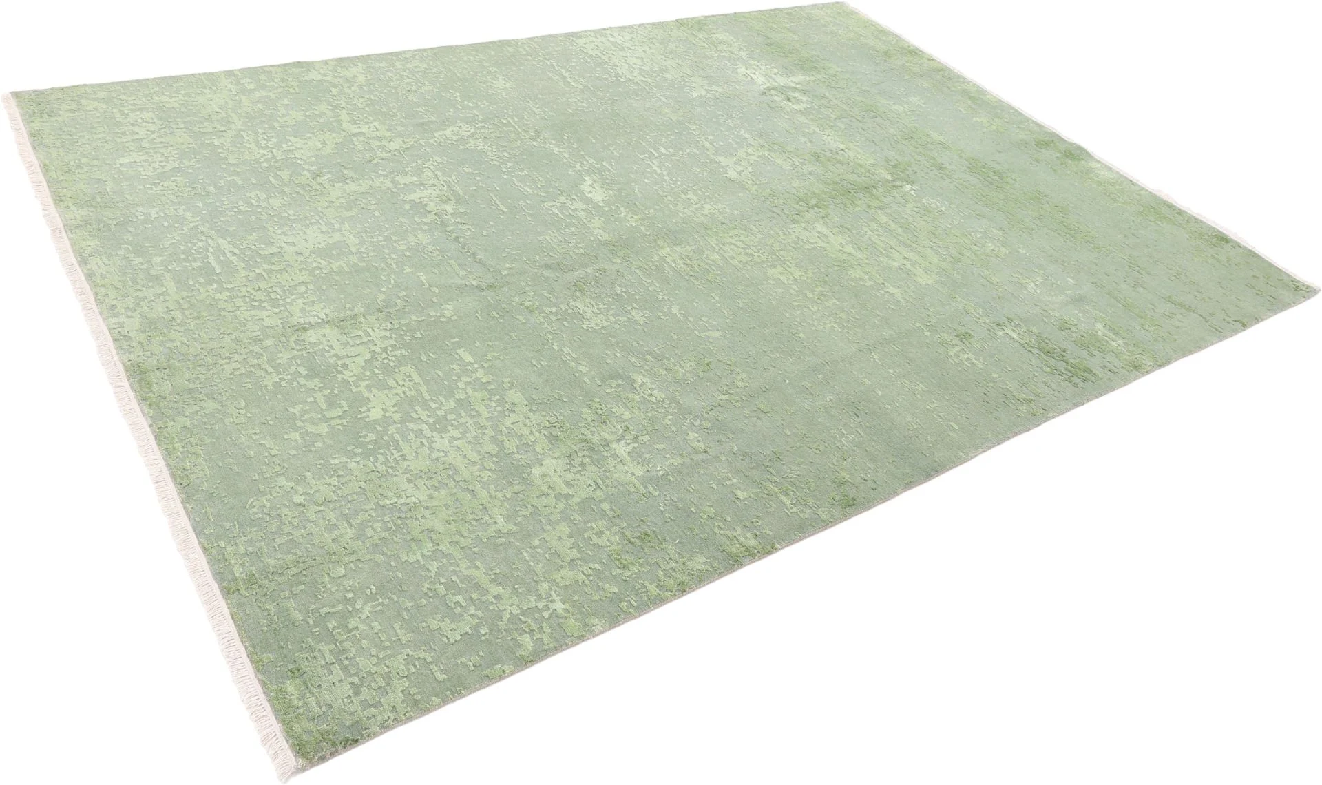 Handgeknüpfter Orientteppich, 247 × 346 cm, Wolle & Seide