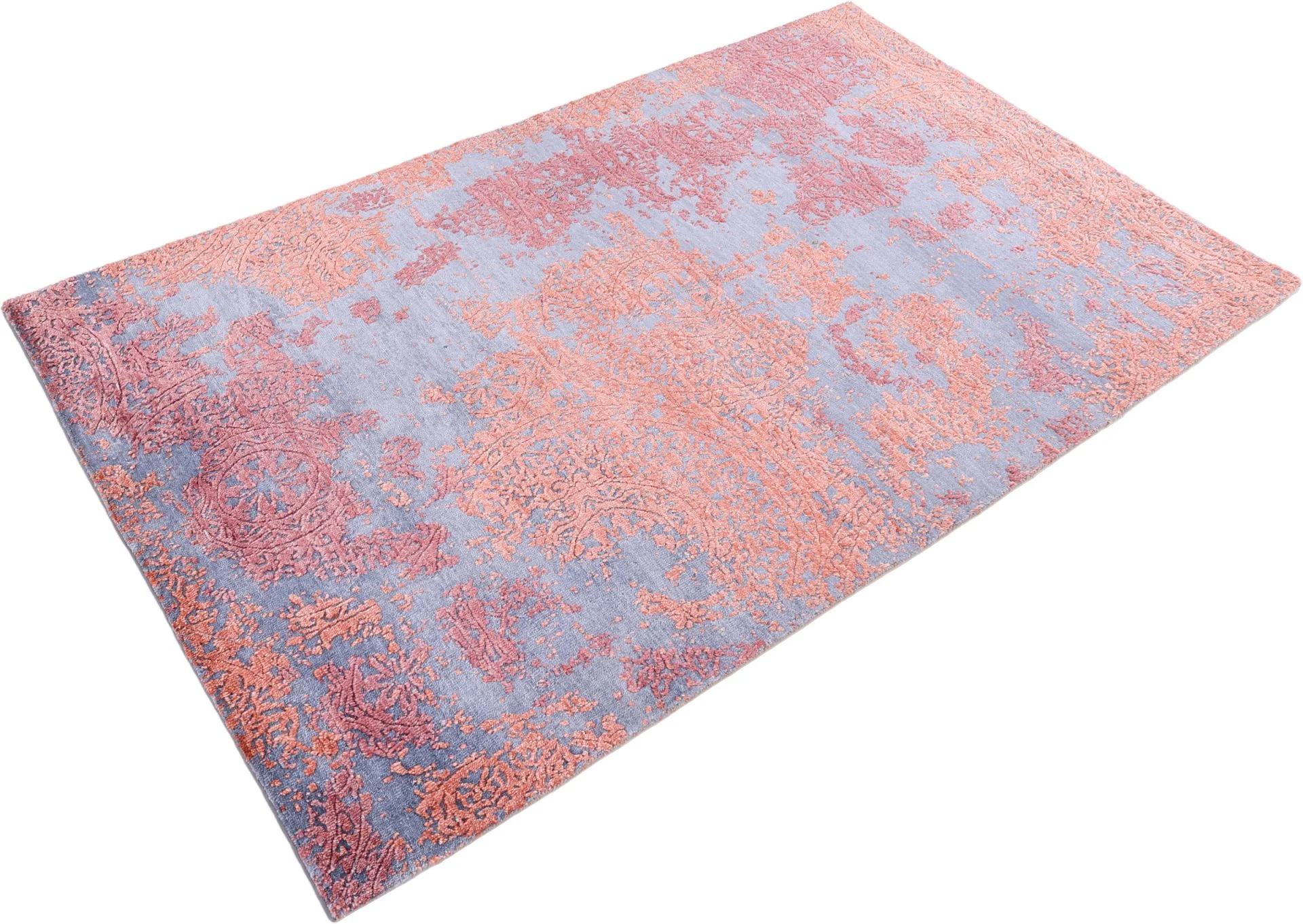 Orientteppich 116 × 179 cm aus Wolle & Seide, handgeknüpft