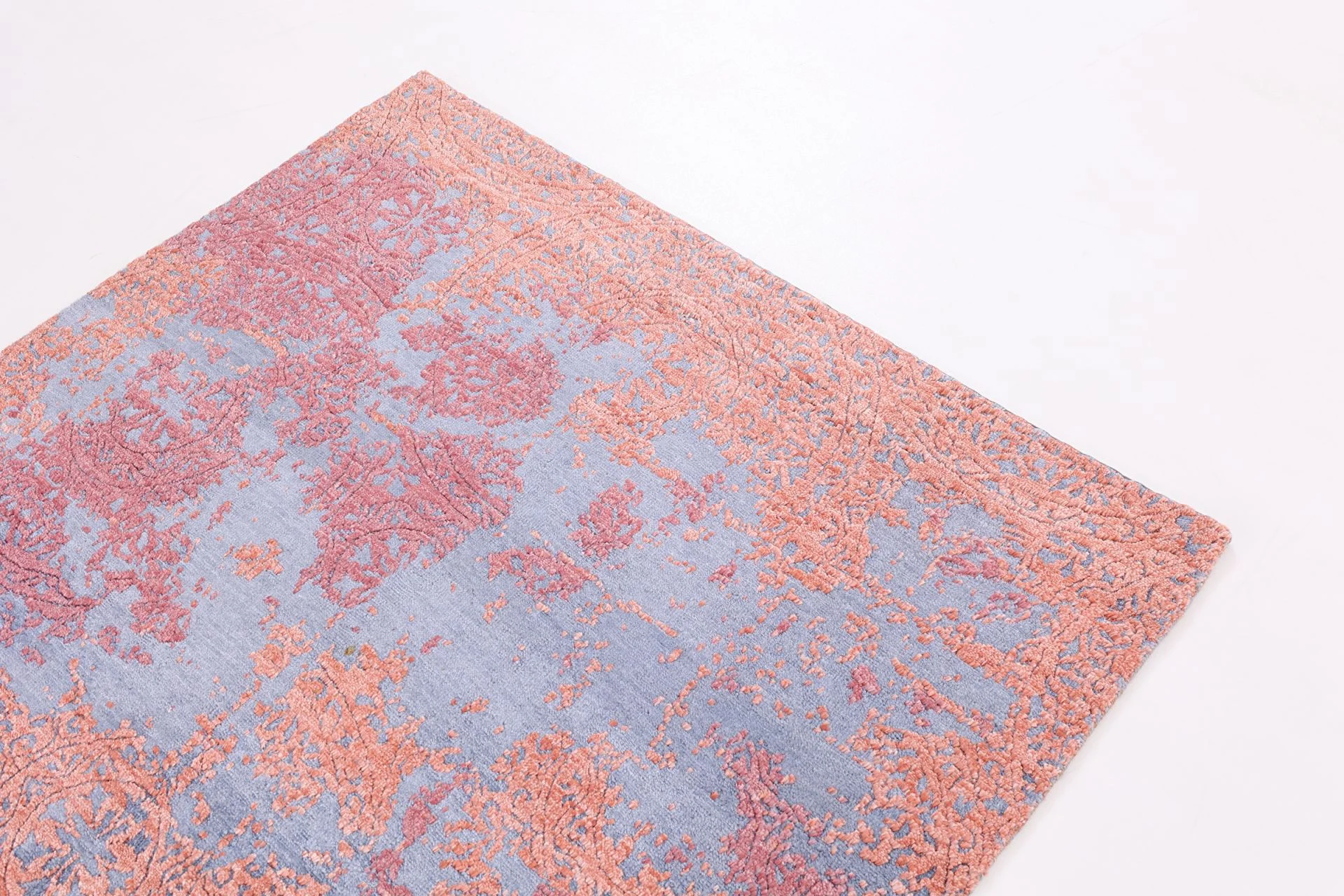 Orientteppich 116 × 179 cm aus Wolle & Seide, handgeknüpft
