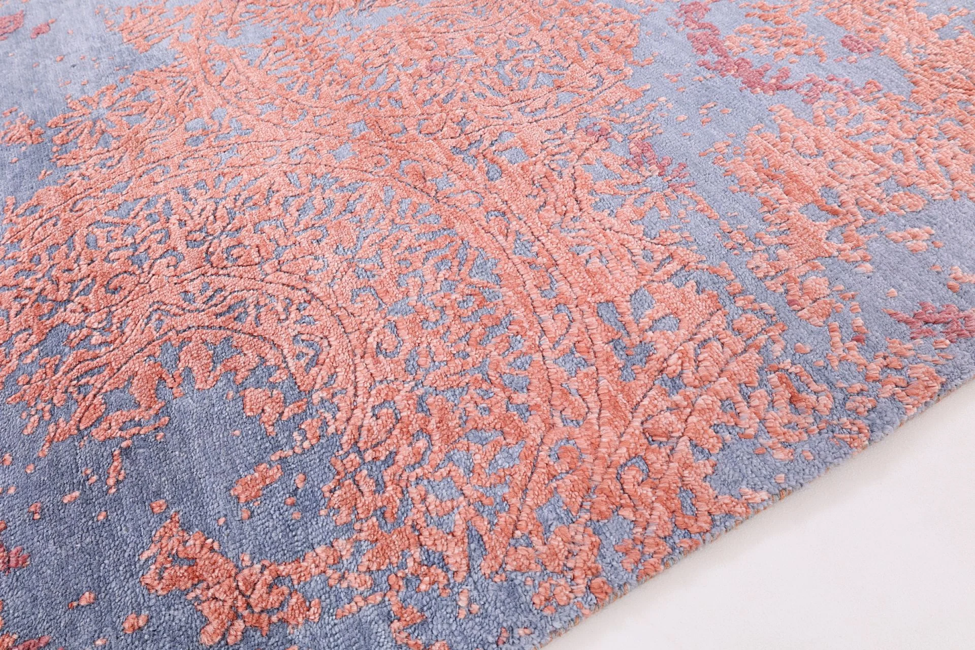 Orientteppich 116 × 179 cm aus Wolle & Seide, handgeknüpft