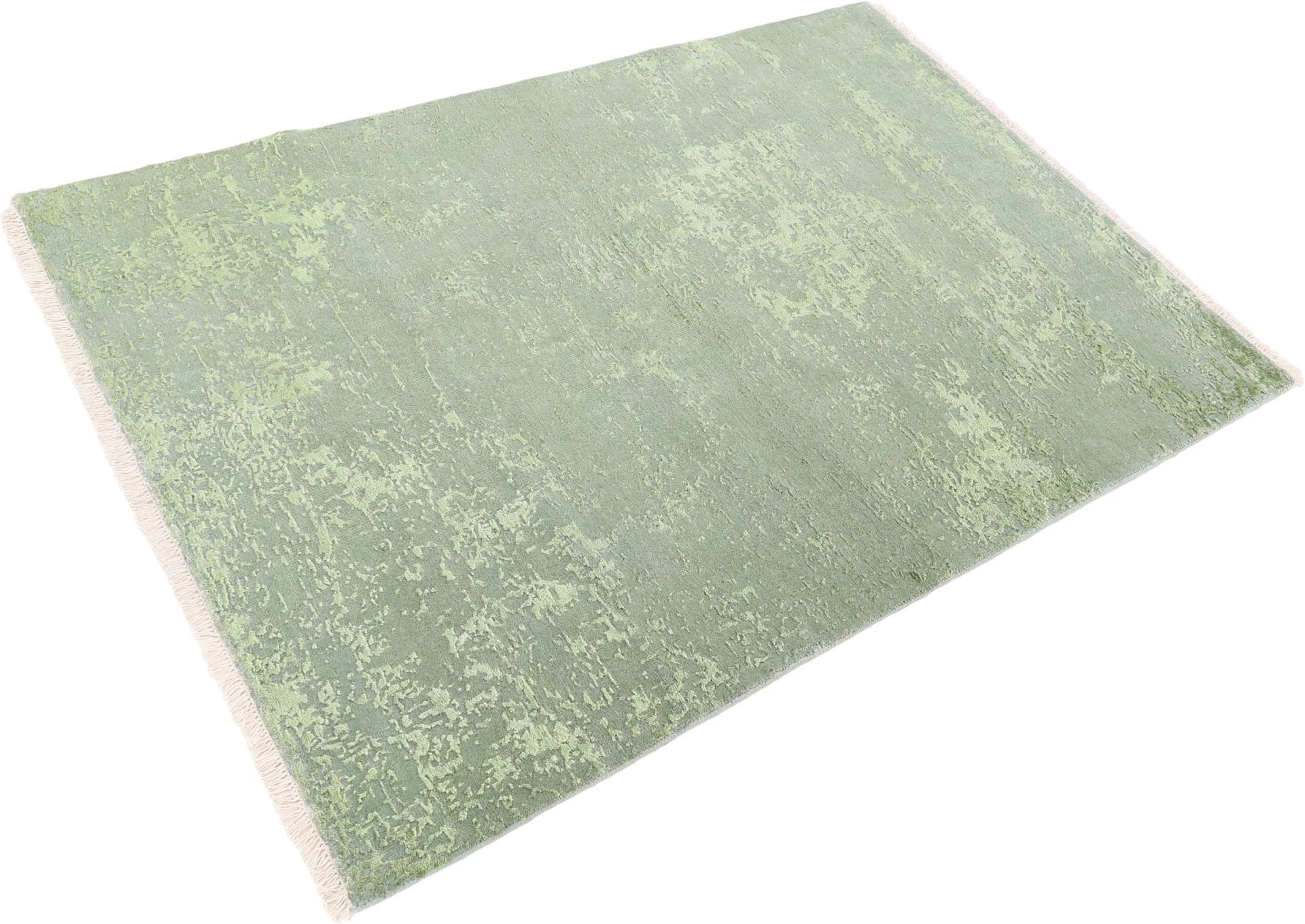 Orientteppich 123 × 178 cm aus Wolle & Seide, handgeknüpft