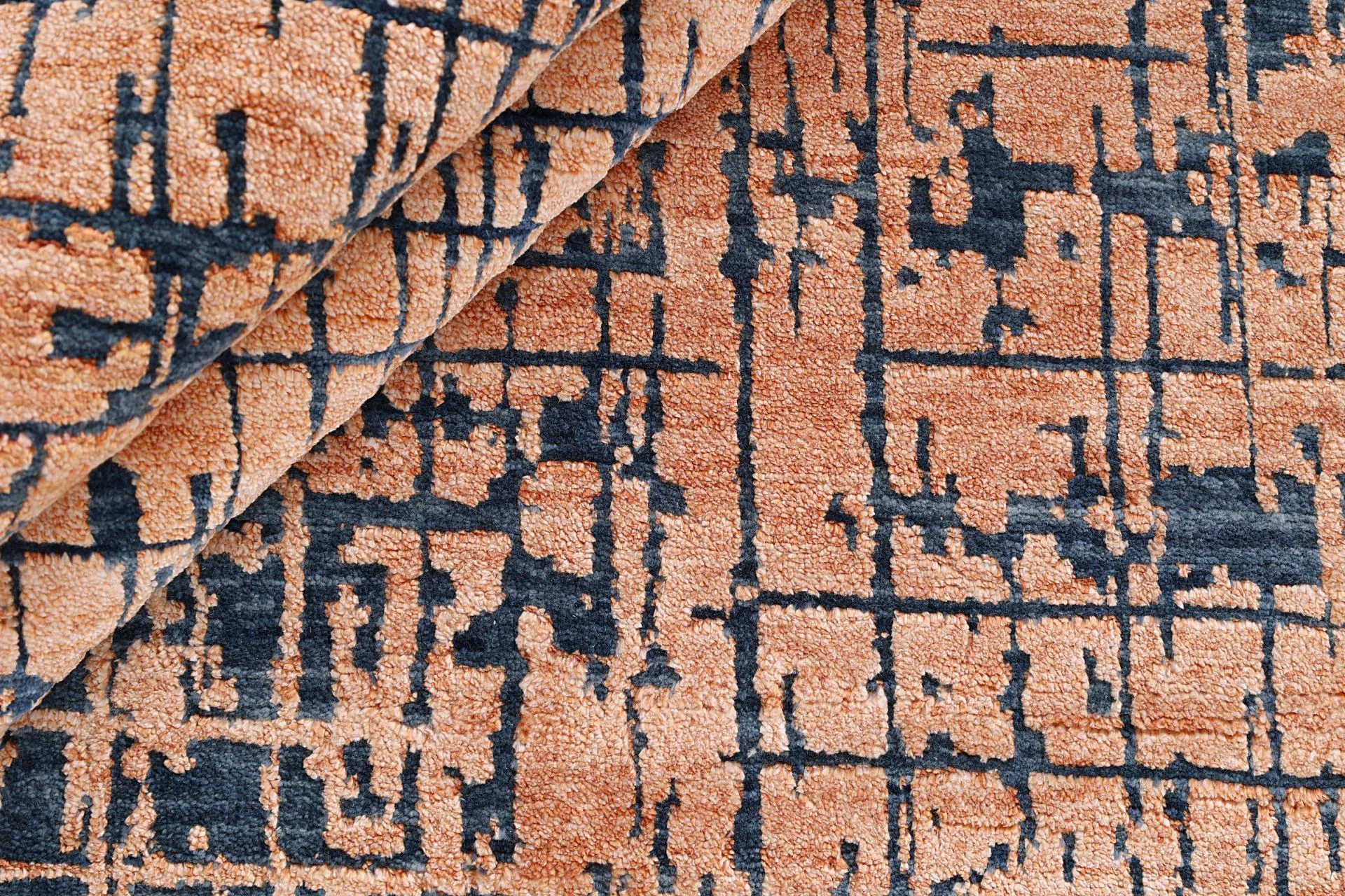 Handgeknüpfter Orientteppich, 273 × 372 cm, Wolle & Seide