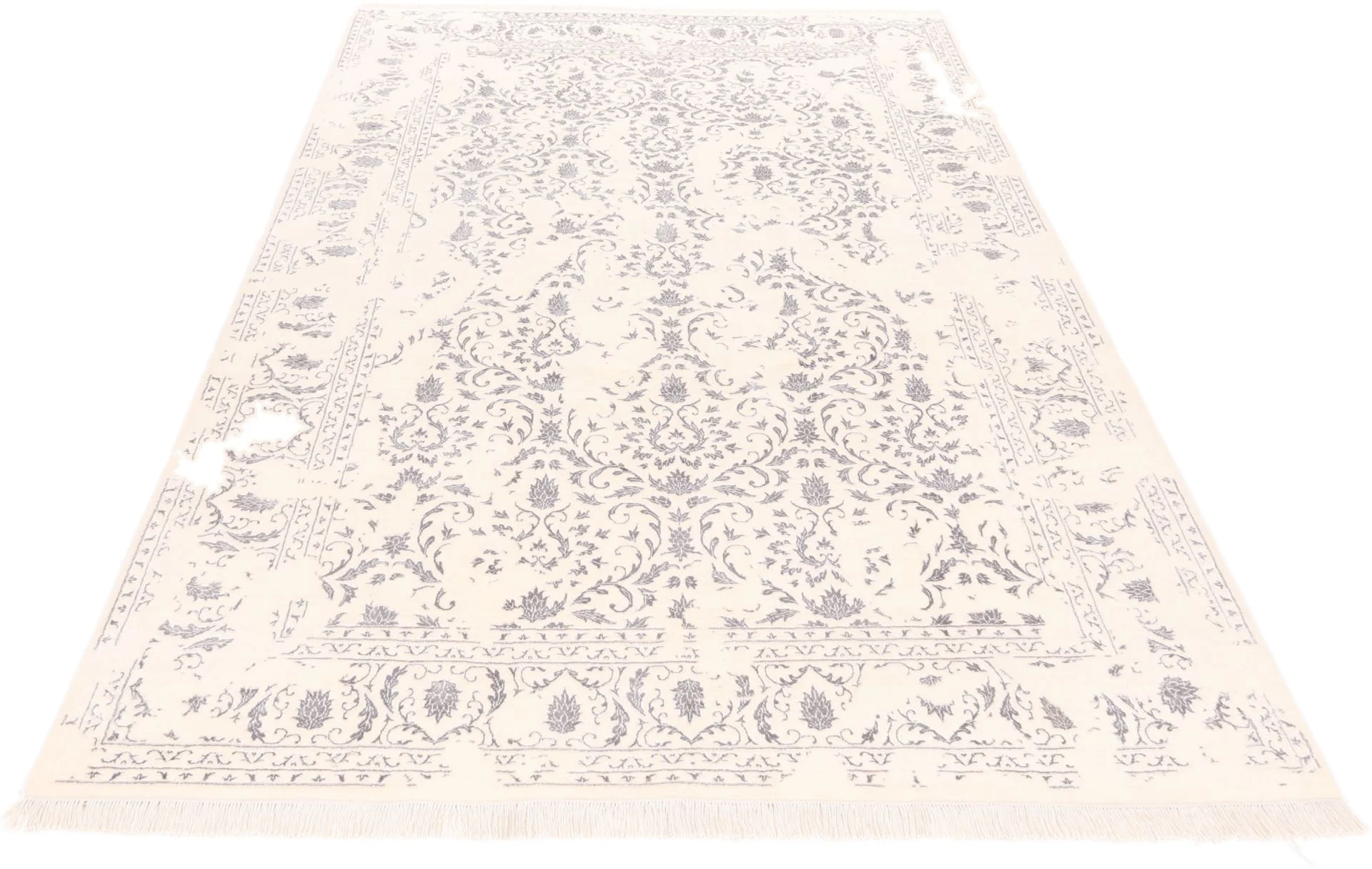 Handgeknüpfter Orientteppich, 199 × 298 cm, Wolle & Seide