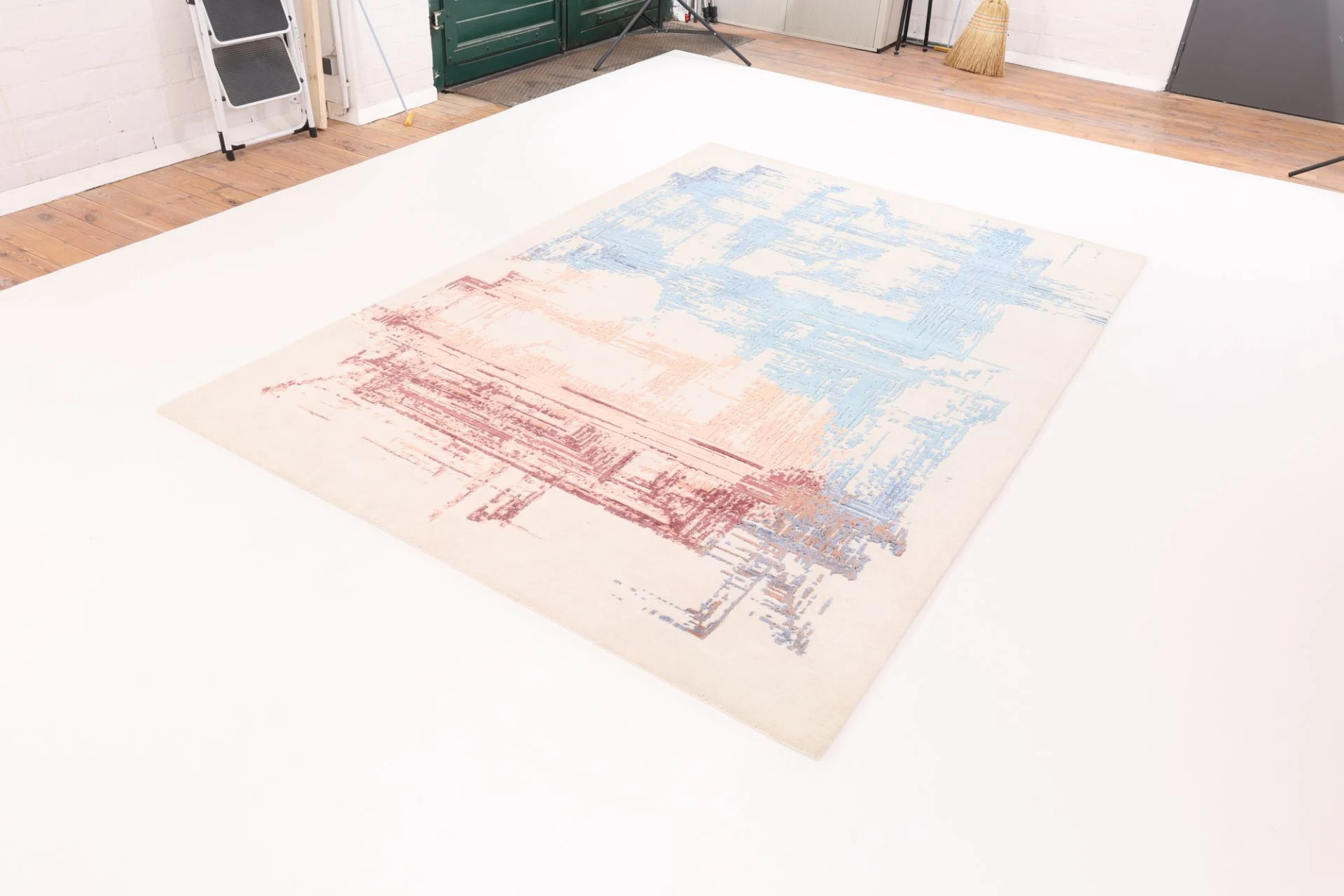Orientteppich 204 × 296 cm aus Wolle & Seide, handgeknüpft