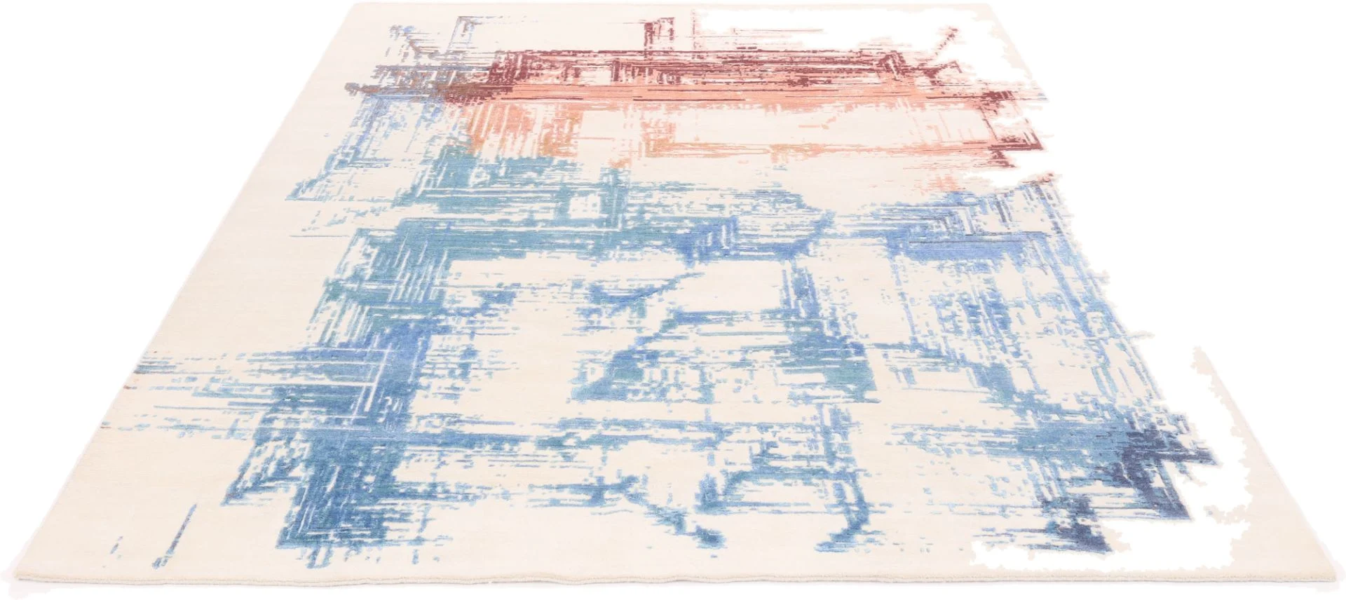 Handgeknüpfter Orientteppich, 248 × 301 cm, Wolle & Seide
