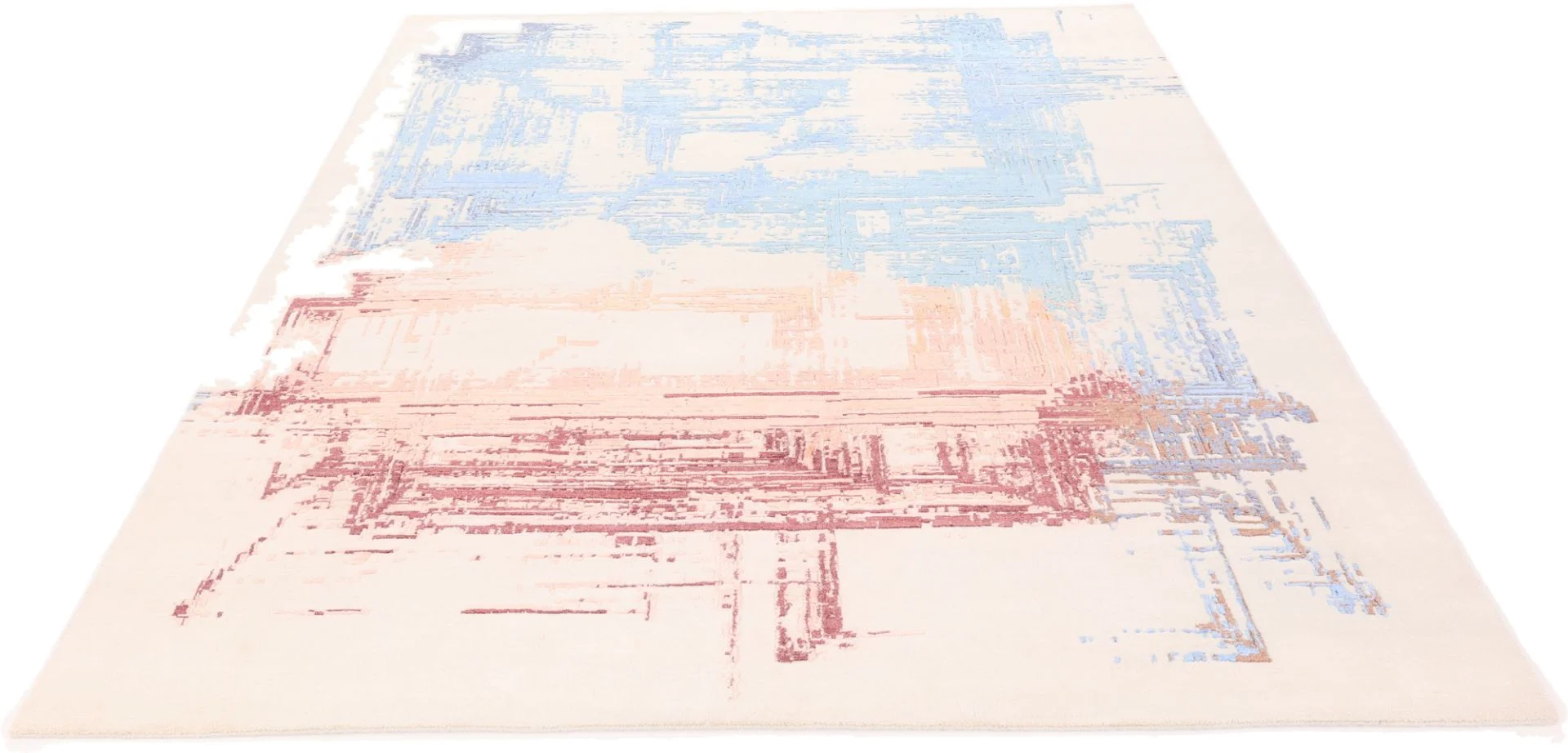 Handgeknüpfter Orientteppich, 248 × 301 cm, Wolle & Seide