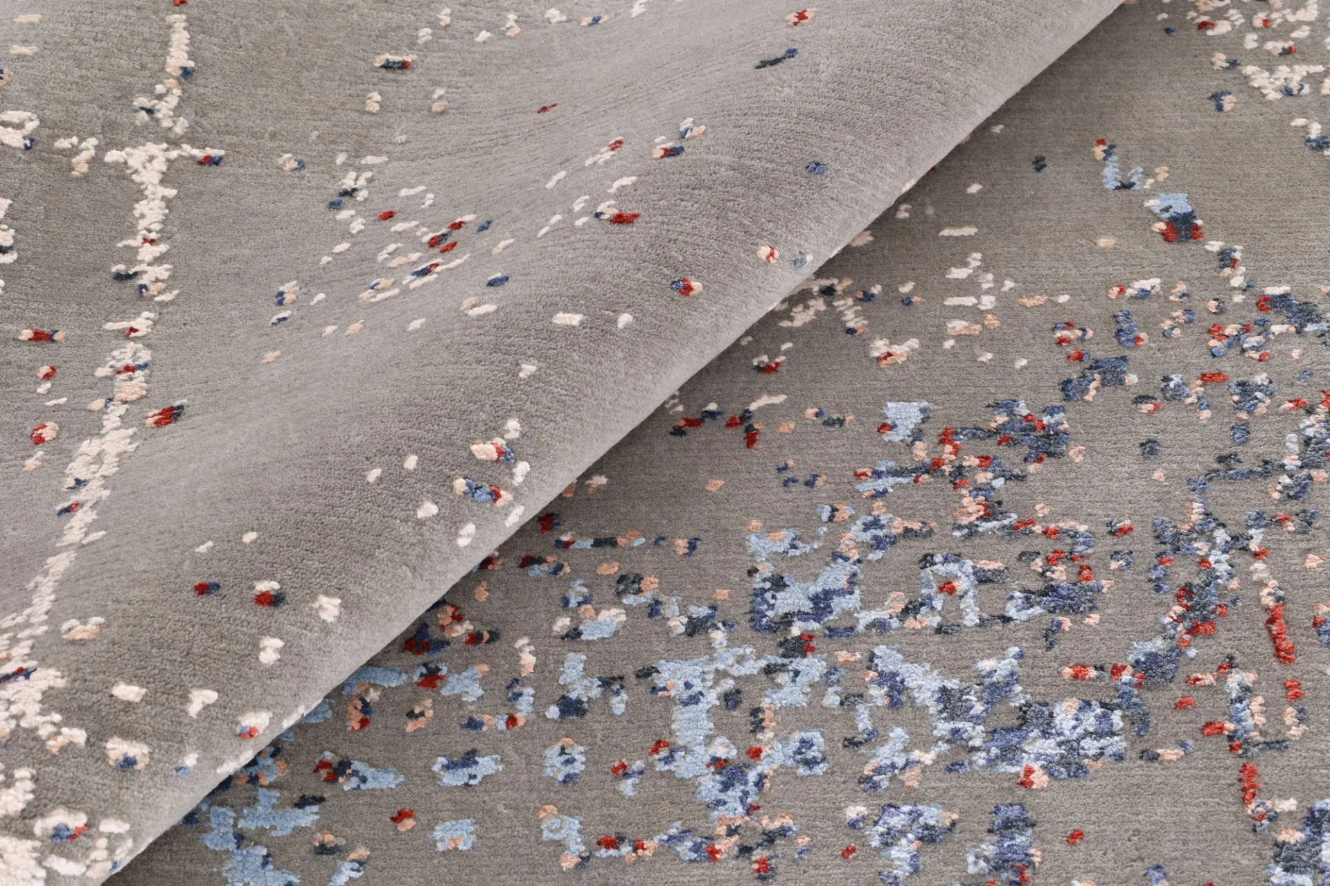 Orientteppich 252 × 304 cm aus Wolle & Seide, handgeknüpft