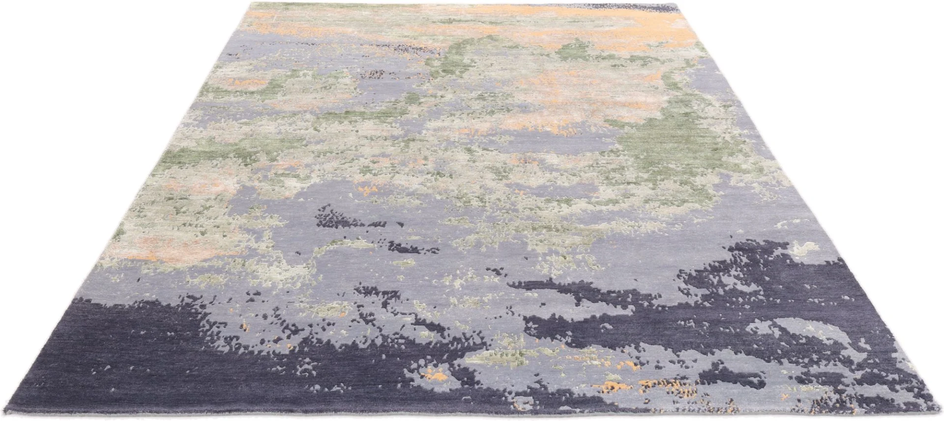 Handgeknüpfter Orientteppich, 308 × 240 cm, Wolle & Seide