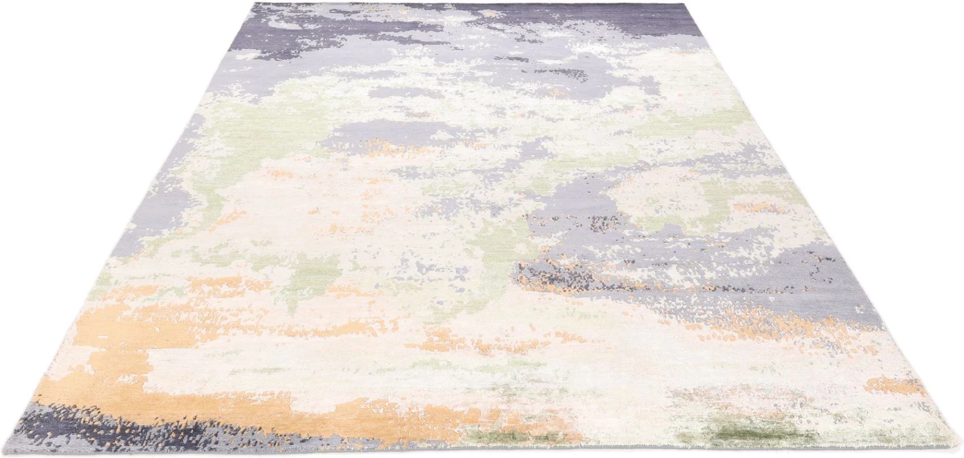 Handgeknüpfter Orientteppich, 308 × 240 cm, Wolle & Seide