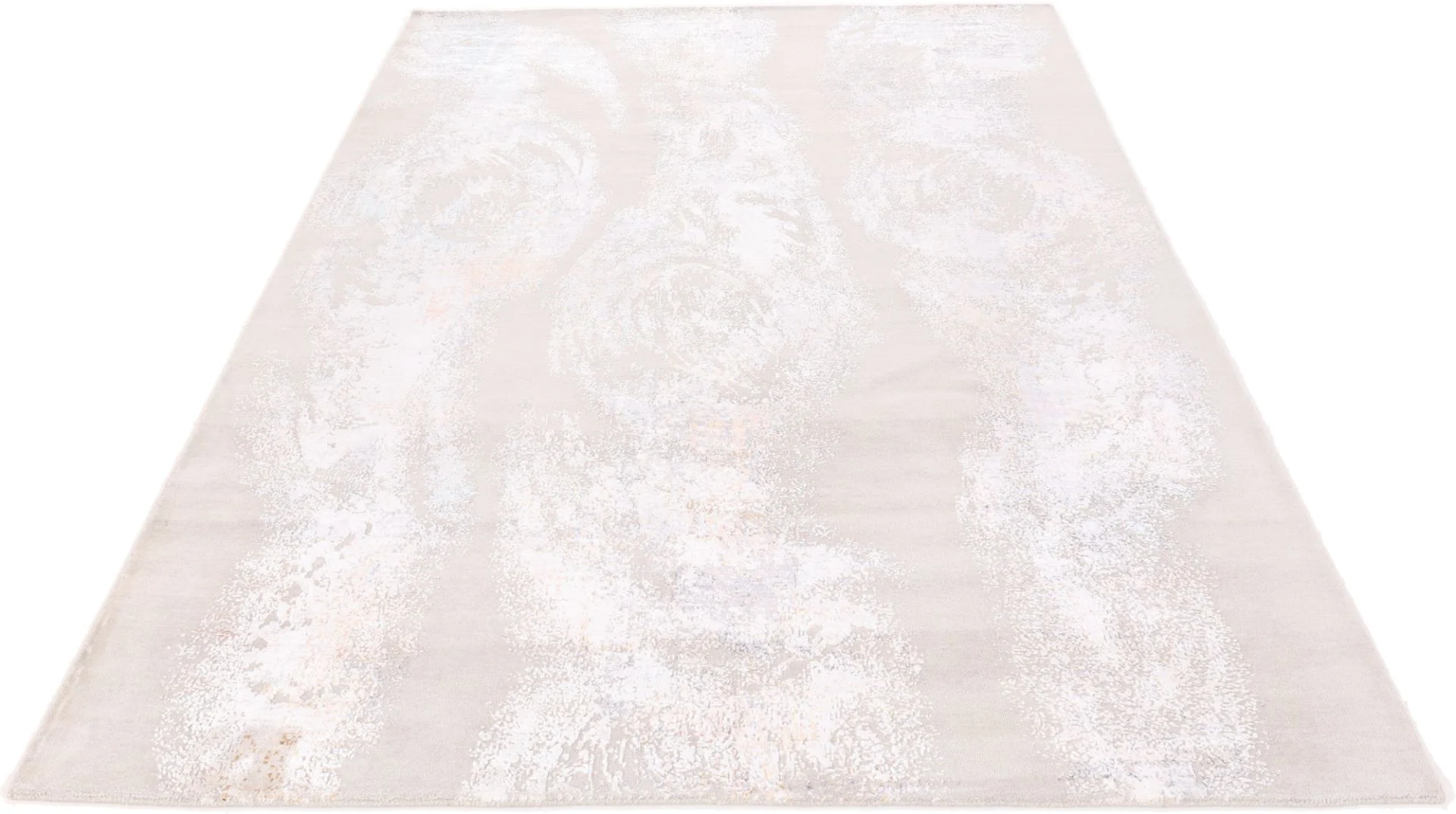 Orientteppich 309 × 202 cm aus Wolle & Seide, handgeknüpft
