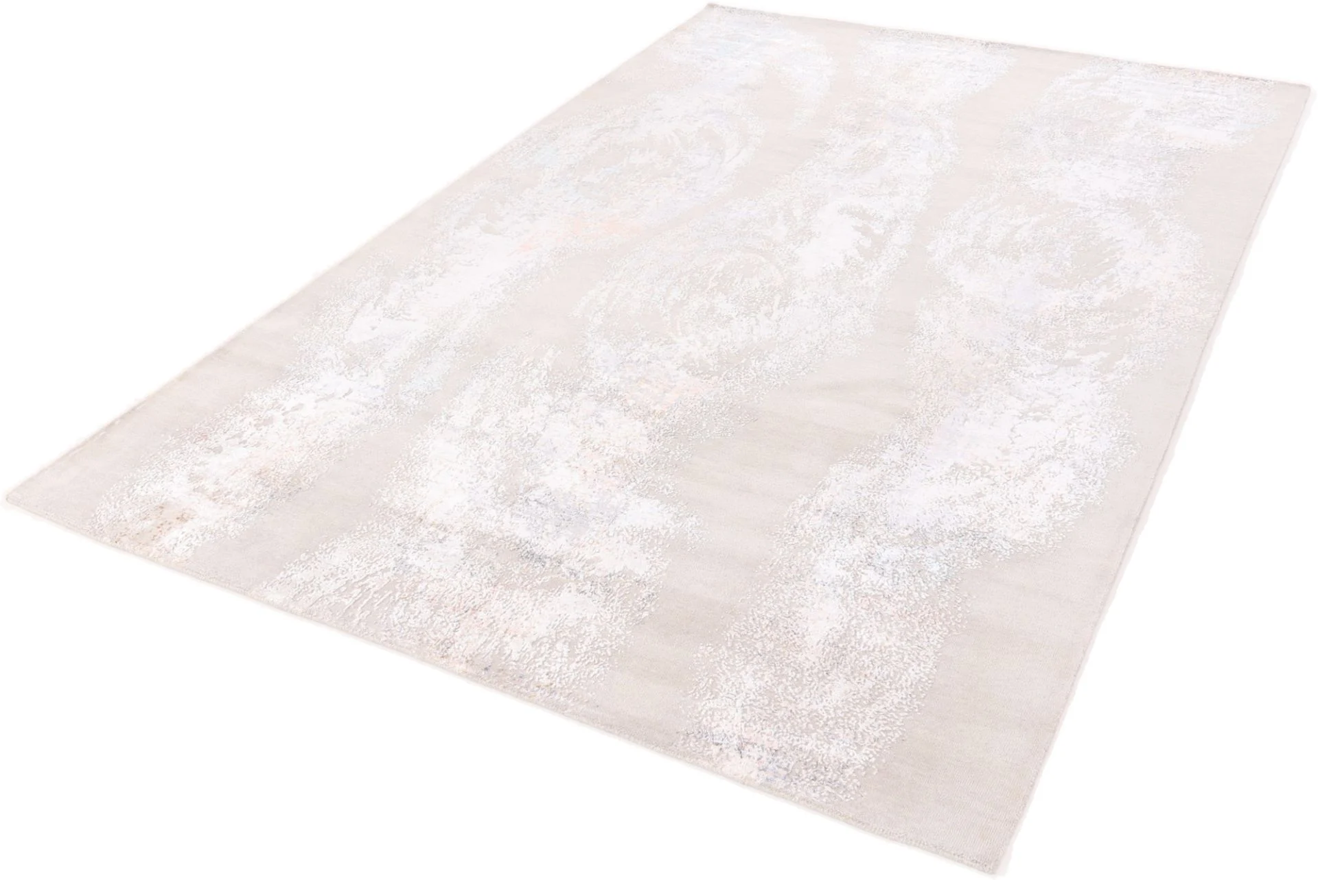 Orientteppich 309 × 202 cm aus Wolle & Seide, handgeknüpft
