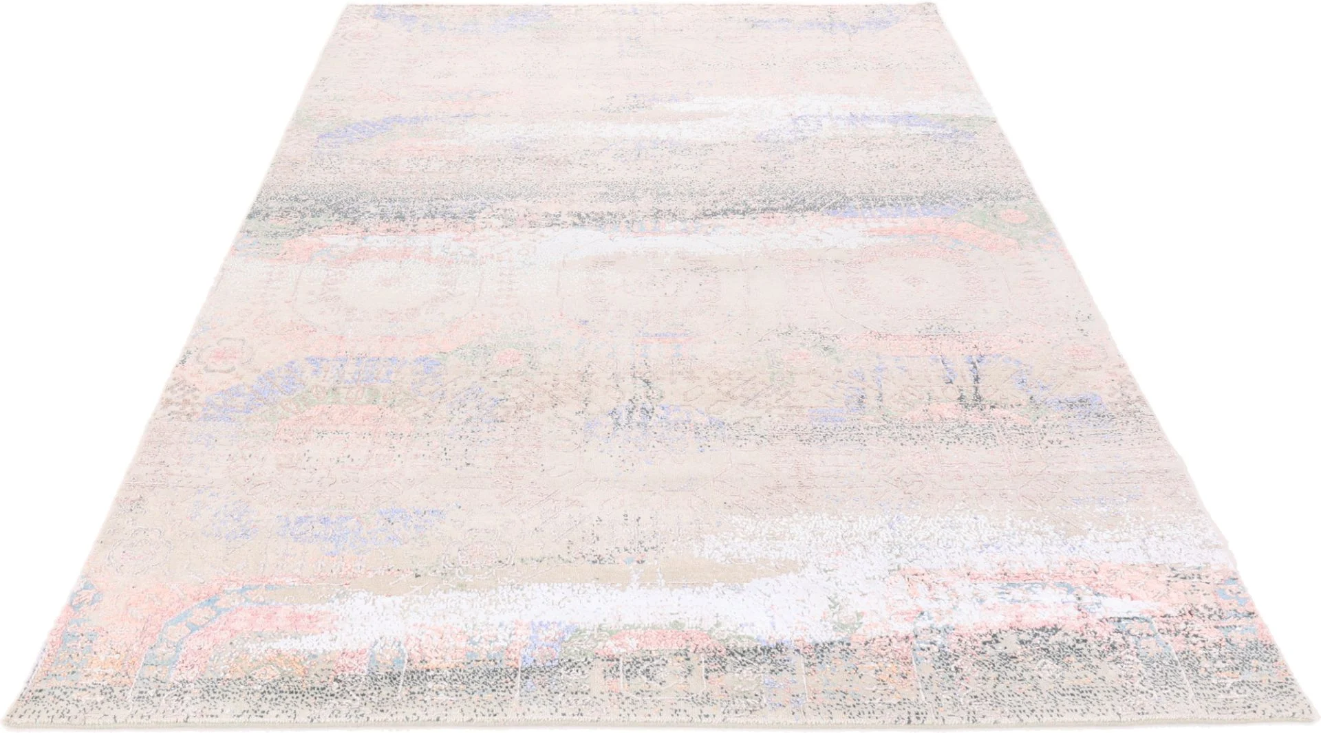 Orientteppich 297 × 203 cm aus Wolle & Seide, handgeknüpft