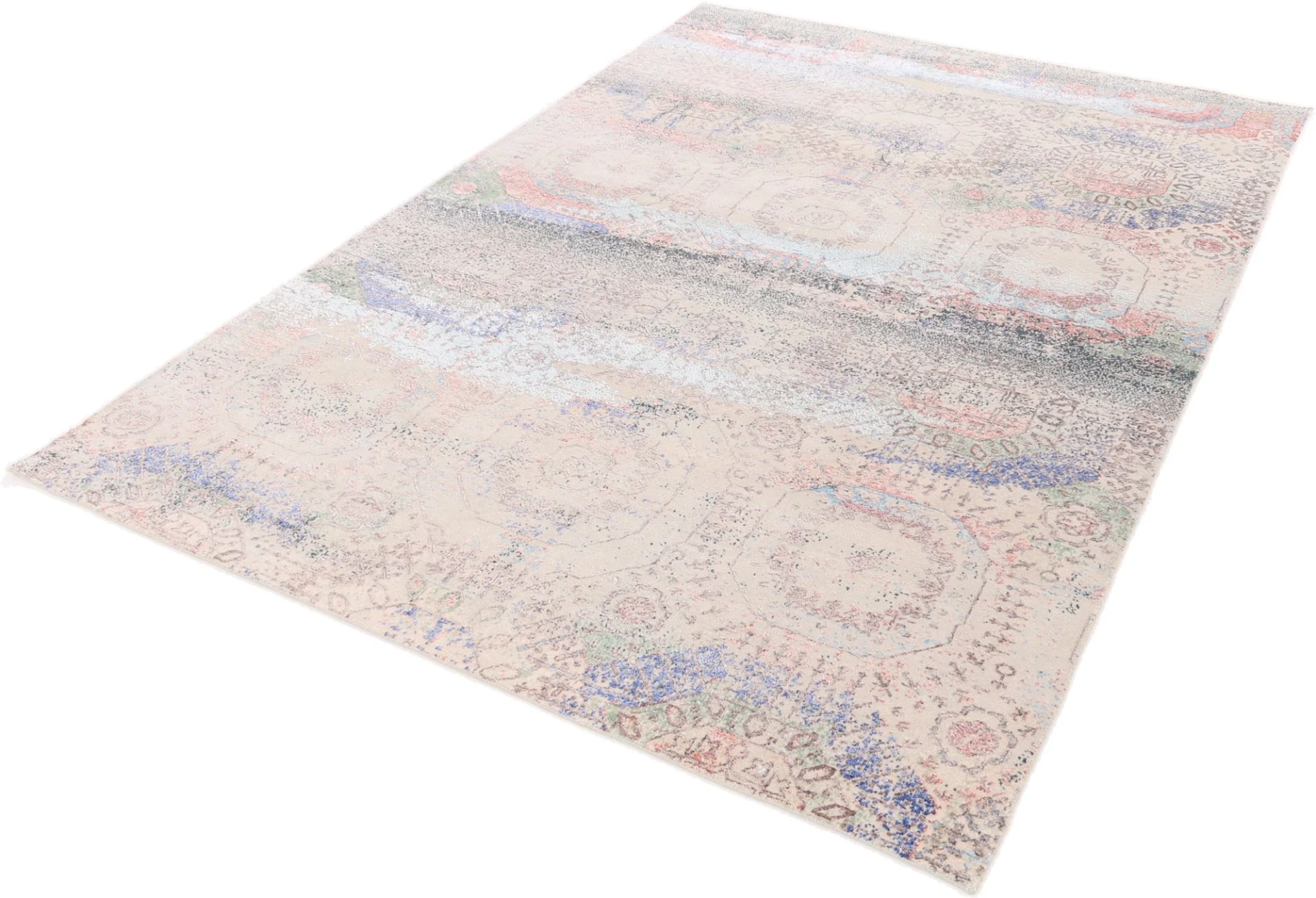 Orientteppich 297 × 203 cm aus Wolle & Seide, handgeknüpft